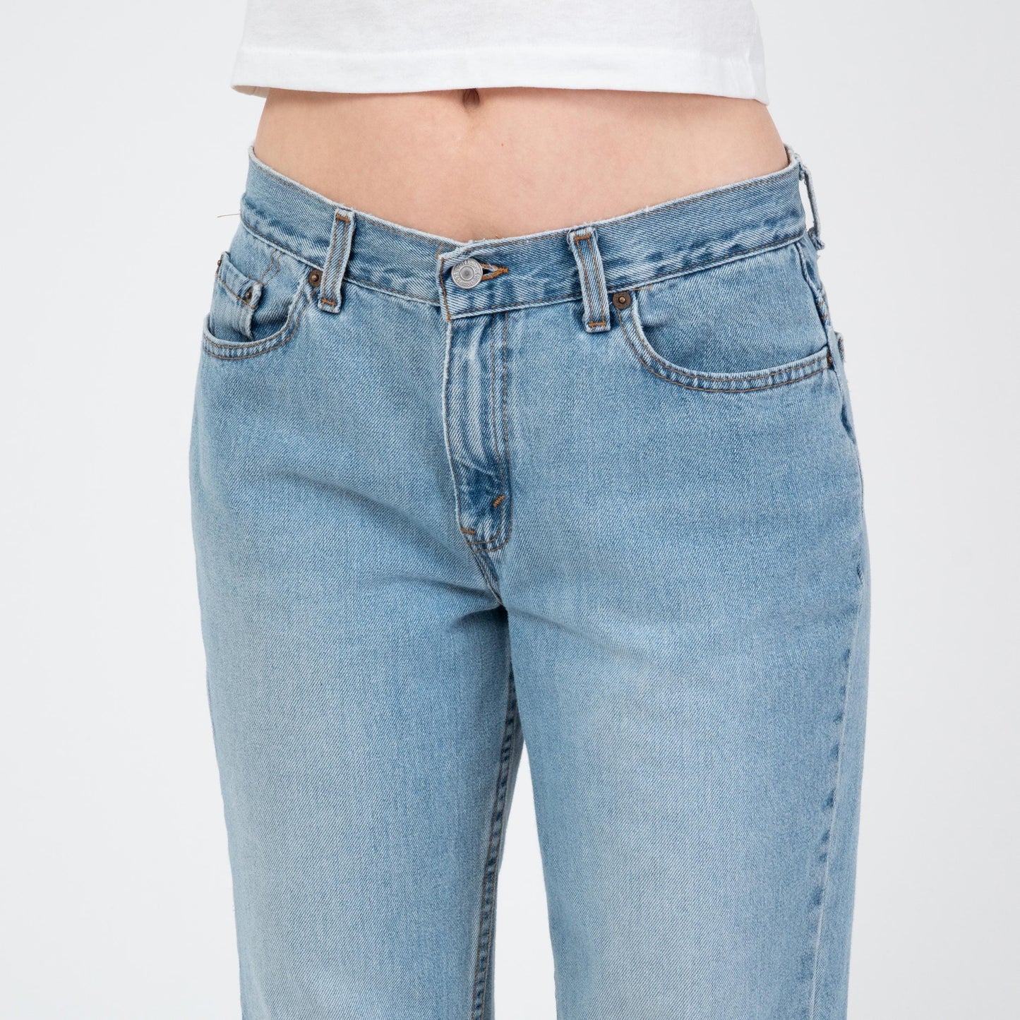 Vintage 90s Levi's 515 Mid Rise Bootcut Jeans - Medium | Levis Light Wash Denim Baggy Jeans