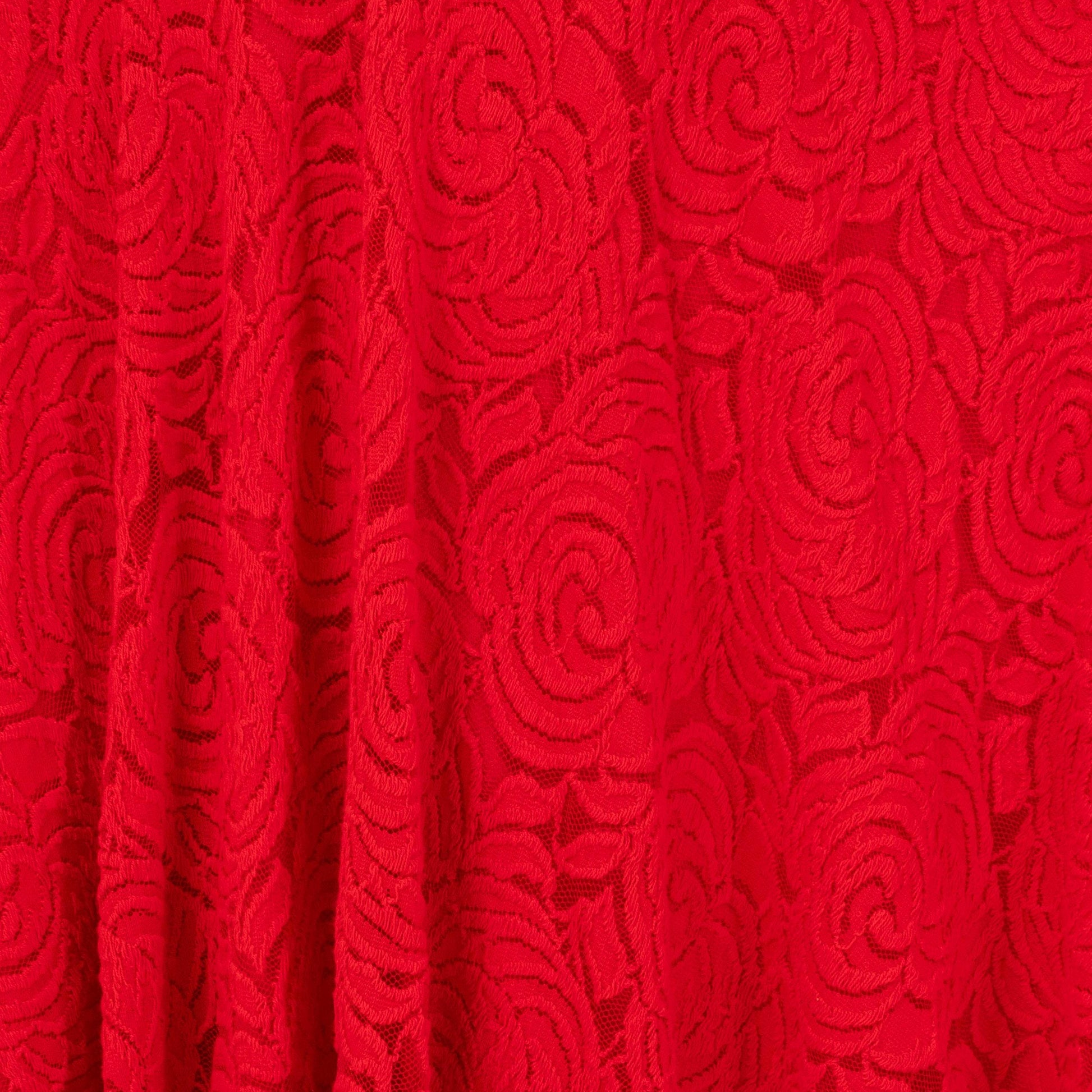 Vintage Y2K Cache Red Lace Strapless Mermaid Gown - Small | Sexy Formal Prom Party Dress