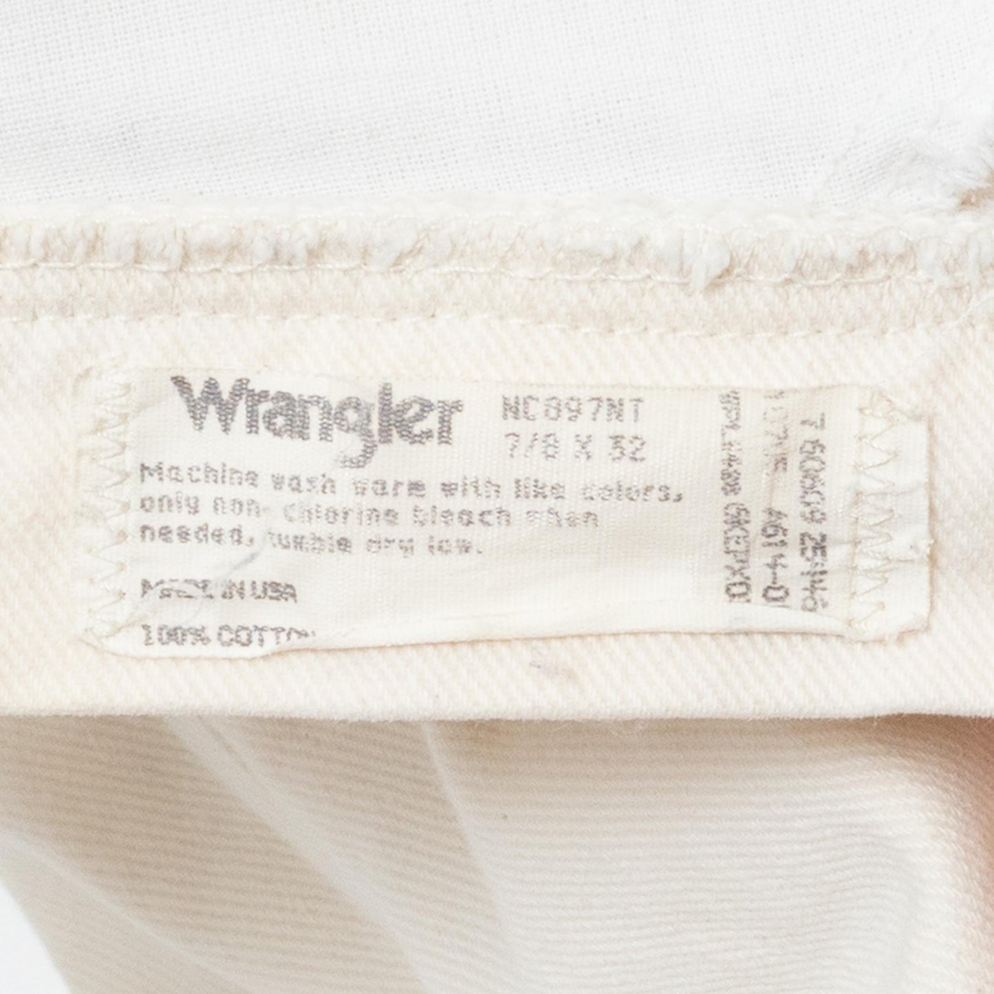 Vintage 80s Wrangler Silver Lake White Western Jeans - Small, 26" Waist | High Waisted Yoke Trim Slim Leg Jeans