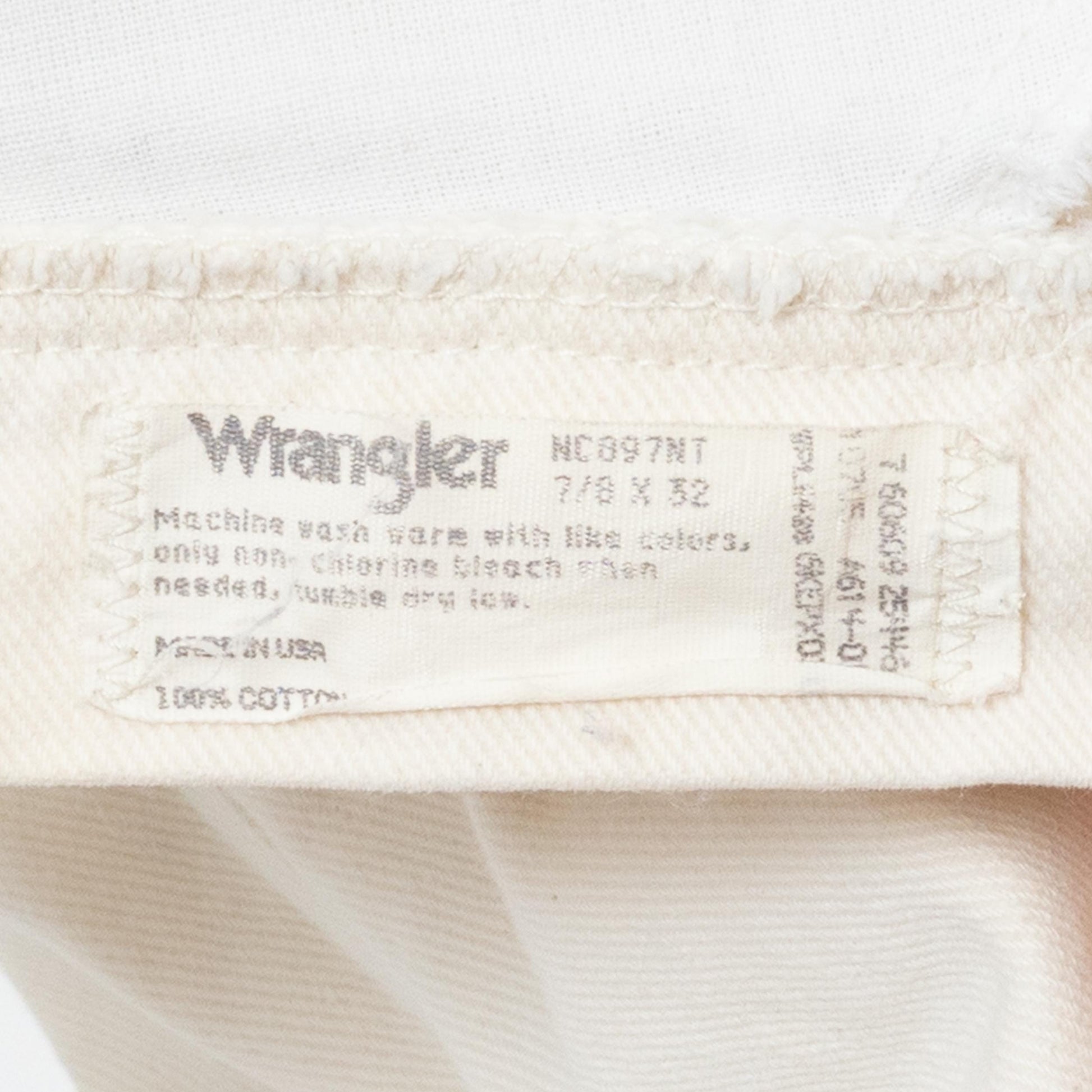 Vintage 80s Wrangler Silver Lake White Western Jeans - Small, 26" Waist | High Waisted Yoke Trim Slim Leg Jeans