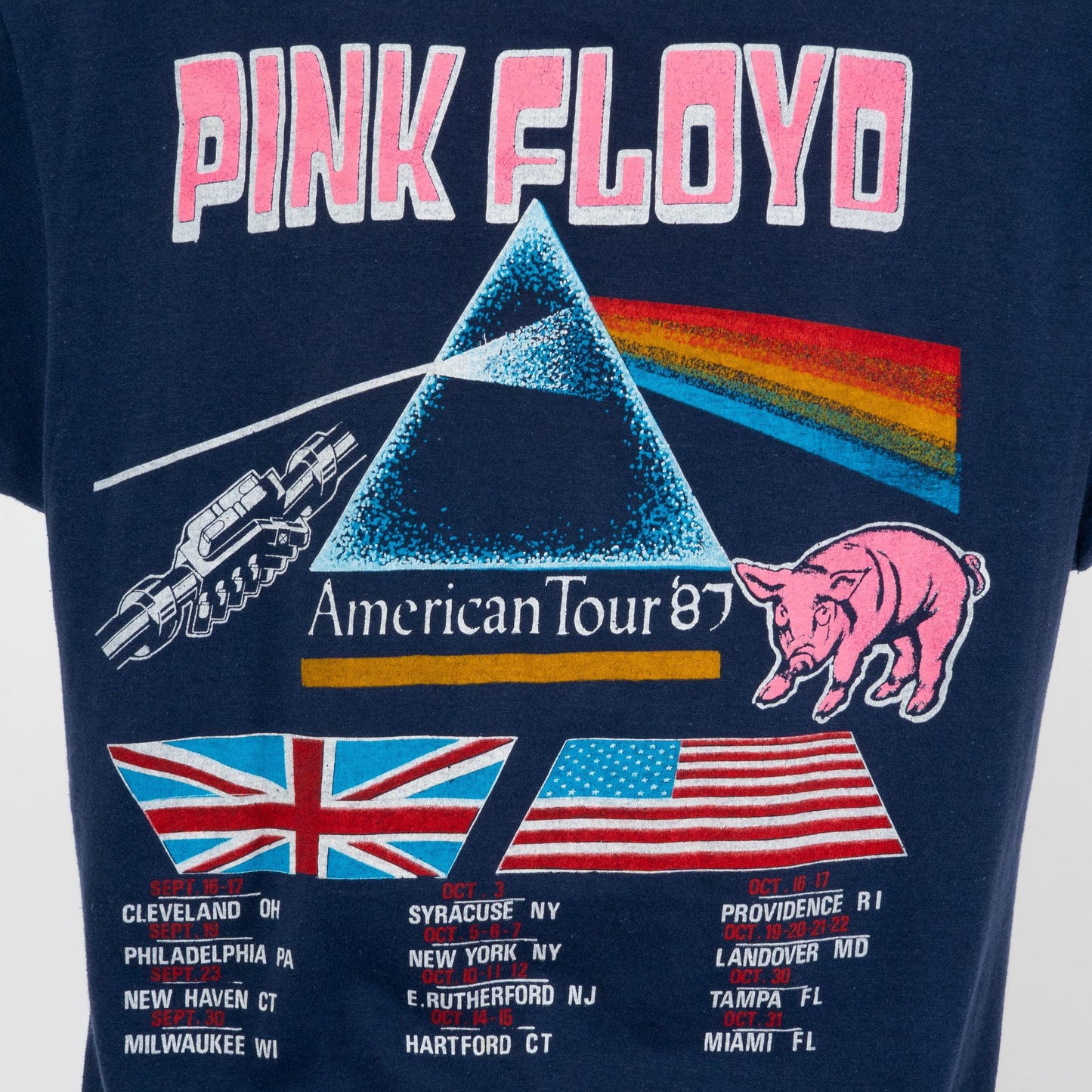 Vintage 80s Pink Floyd Momentary Lapse Of Reason Tour T Shirt - Unisex Large | 1987 Graphic Music Band Tee