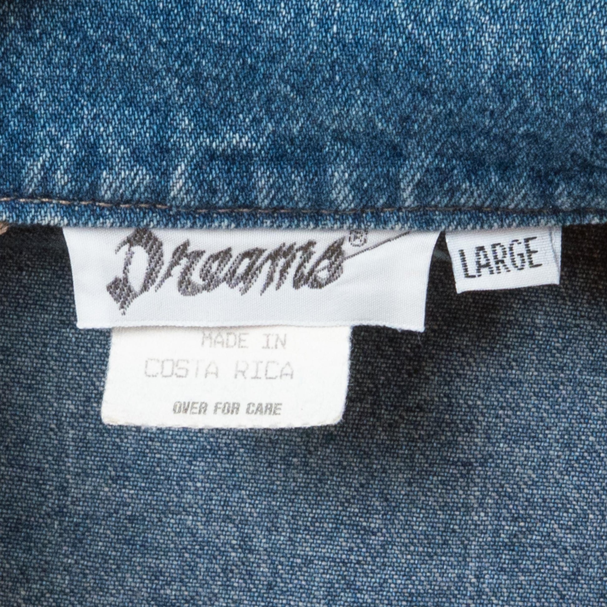 Vintage 80s Denim Coverall Jumpsuit - Medium to Large | Dreams Blue Jean Grunge Workwear Boiler Suit