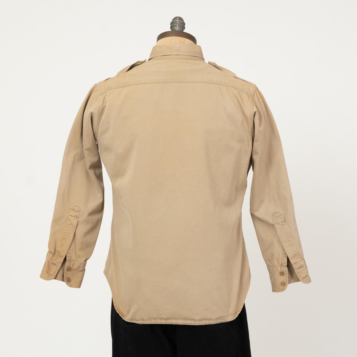 Vintage 60s Khaki Military Field Shirt - Medium Short | US Army Jacket