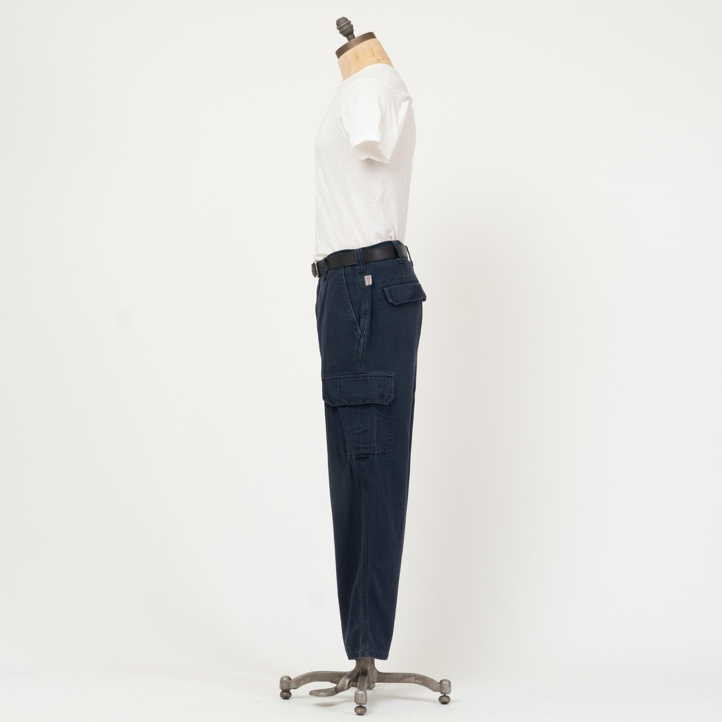Vintage 90s Navy Blue Cargo Pants - 34x30 | Tyndale Flame Resistant Workwear Trousers