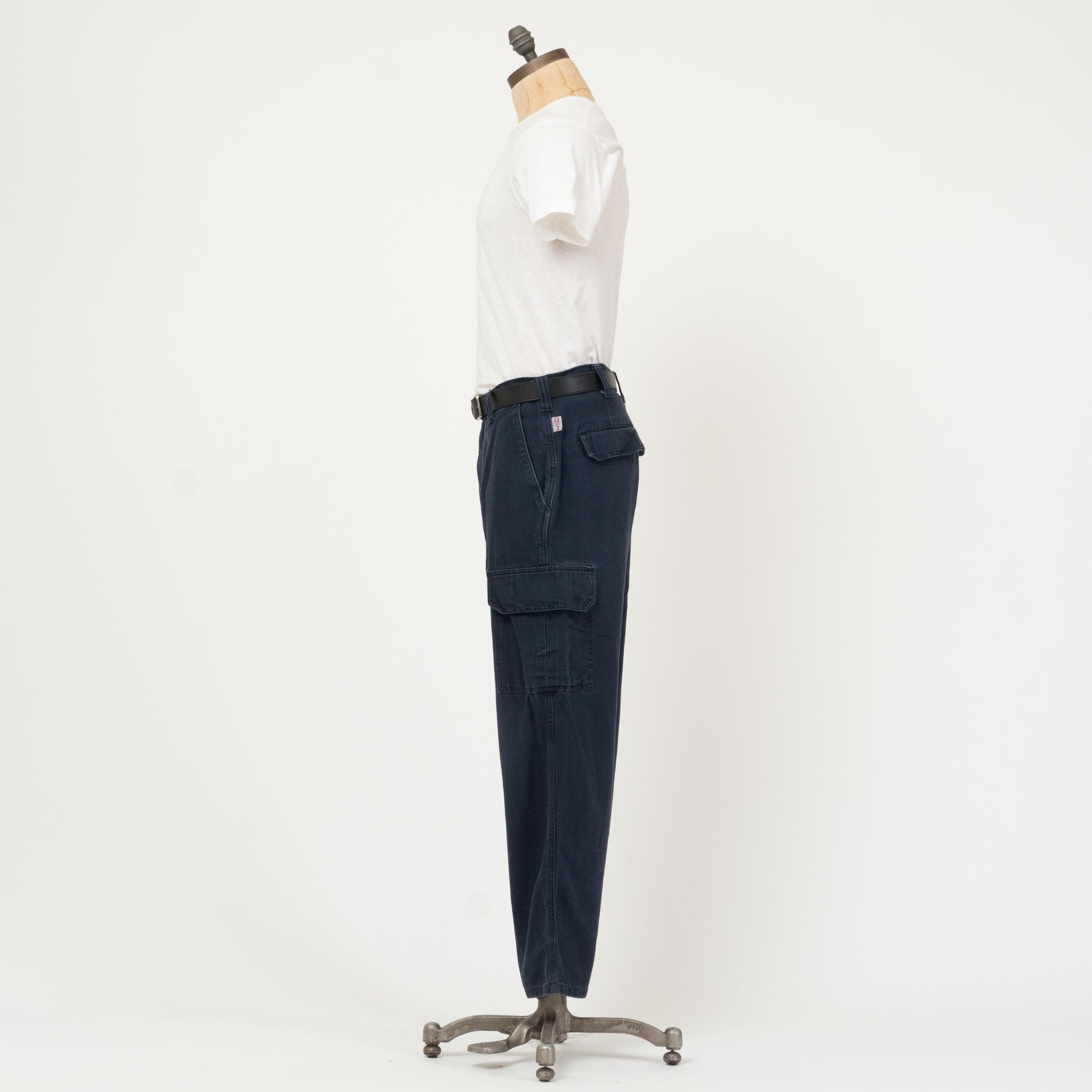 Vintage 90s Navy Blue Cargo Pants - 34x30 | Tyndale Flame Resistant Workwear Trousers