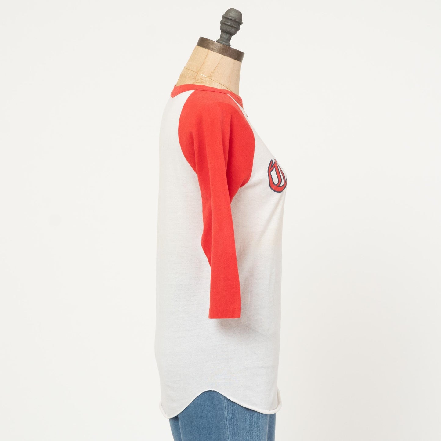 Vintage 70s Cornell University Raglan Shirt - XS to Small | Collegiate Graphic Baseball Tee