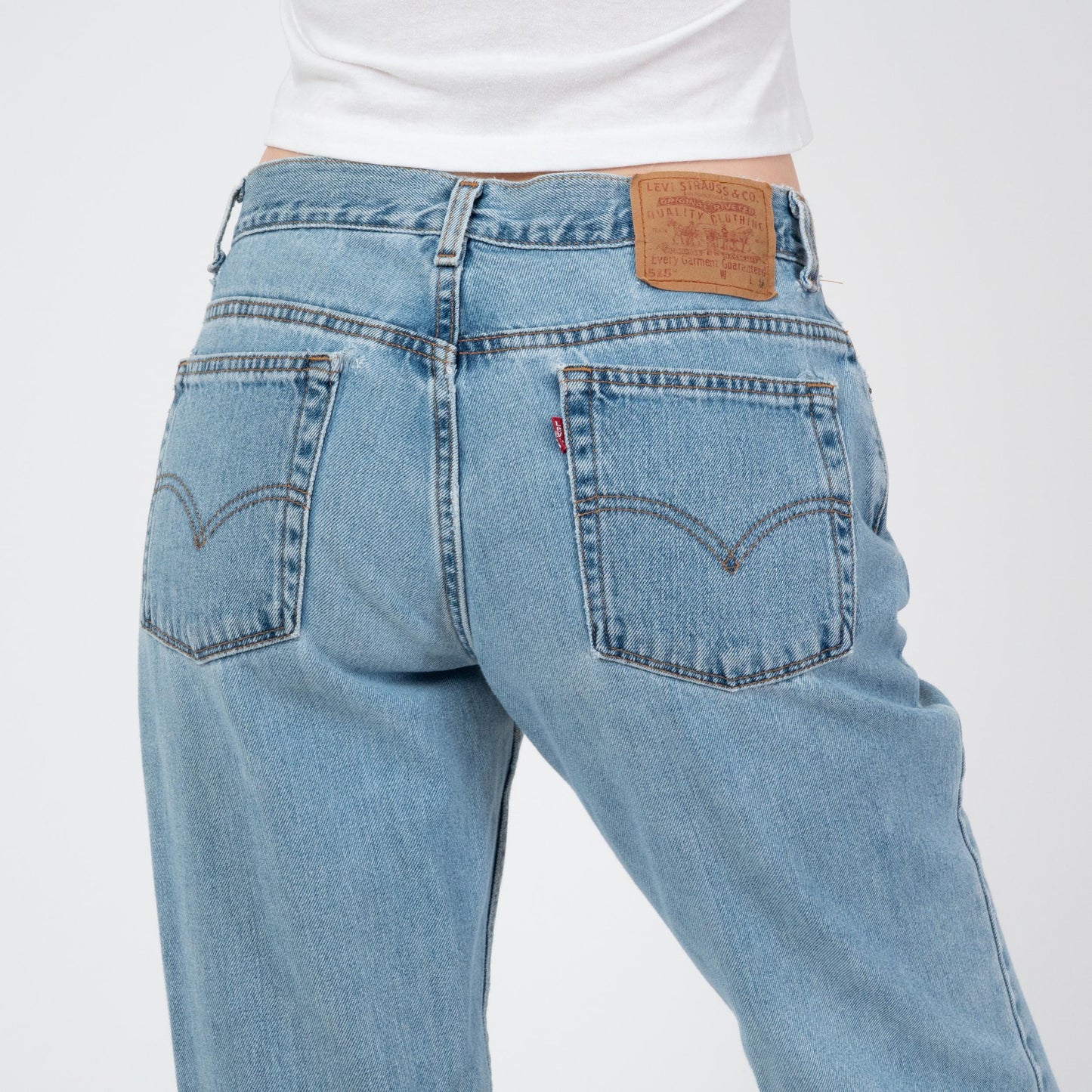 Vintage 90s Levi's 515 Mid Rise Bootcut Jeans - Medium | Levis Light Wash Denim Baggy Jeans