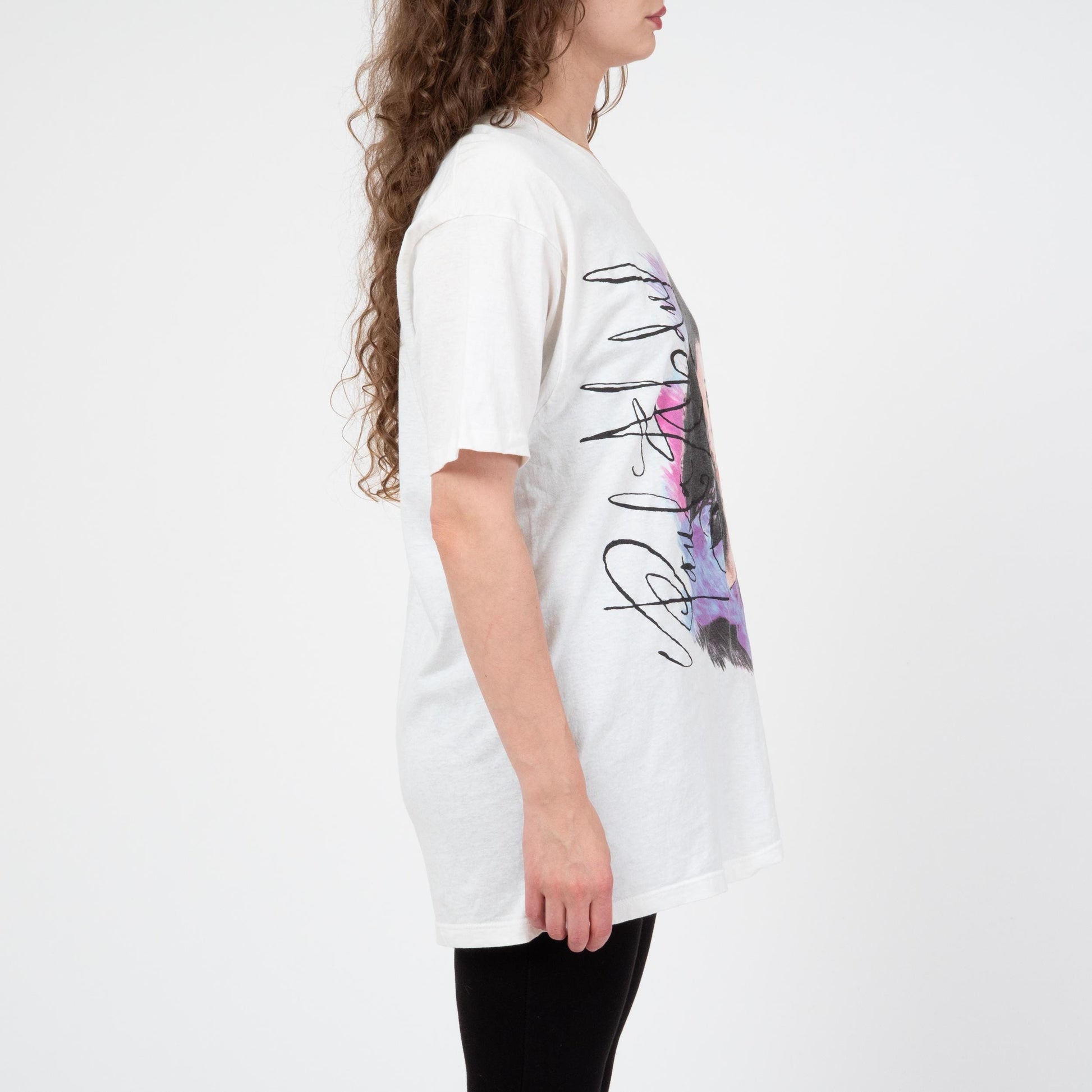 Vintage 90s Paula Abdul Under My Spell Tour T Shirt - Extra Large | White Graphic Pop Music Tee