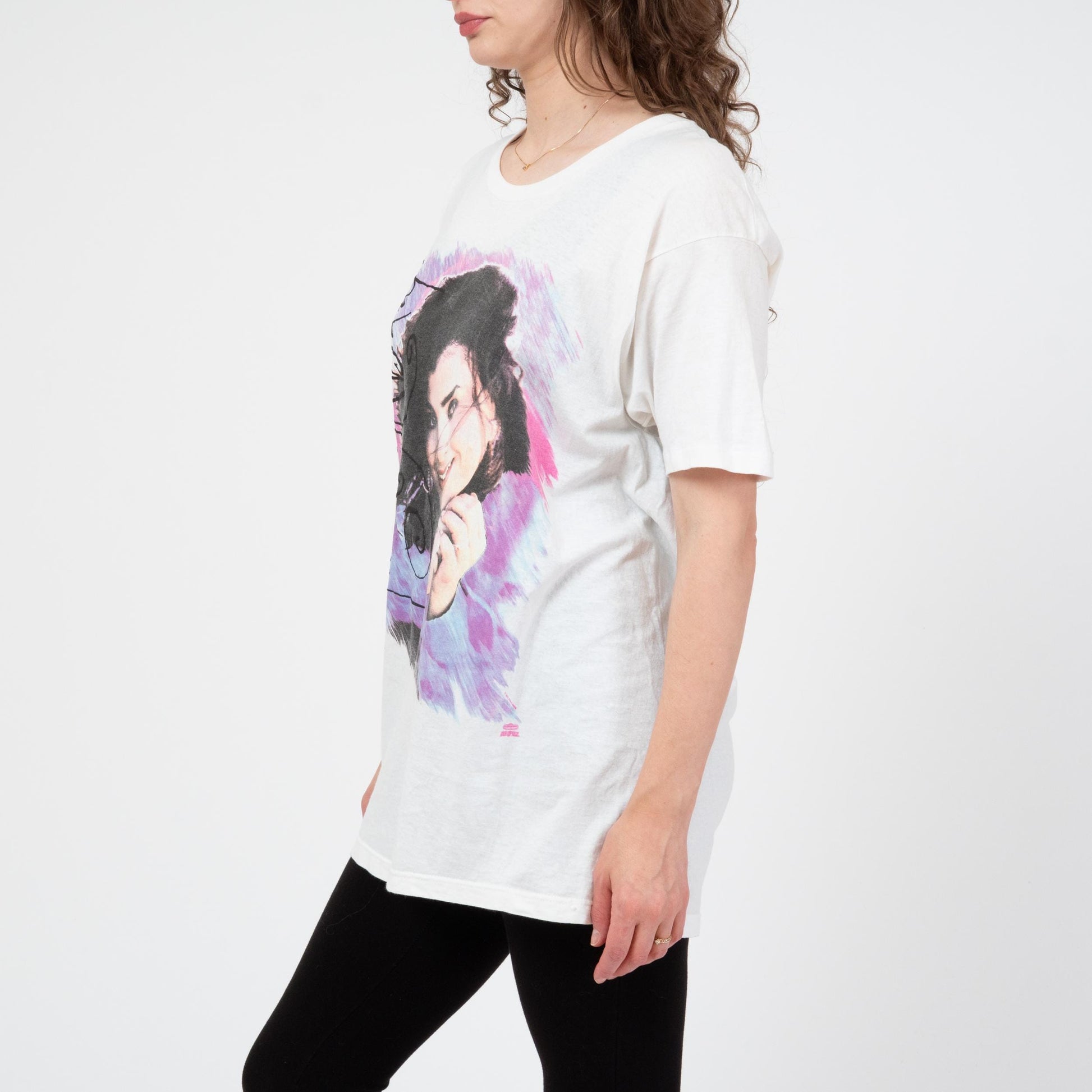 Vintage 90s Paula Abdul Under My Spell Tour T Shirt - Extra Large | White Graphic Pop Music Tee