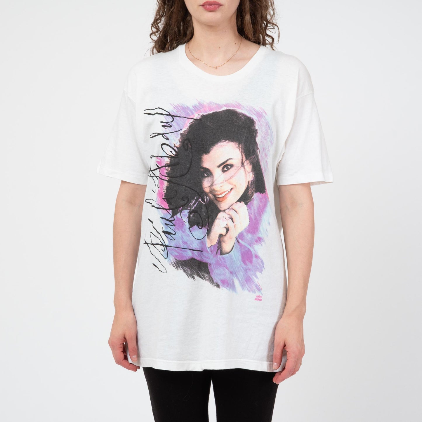 Vintage 90s Paula Abdul Under My Spell Tour T Shirt - Extra Large | White Graphic Pop Music Tee