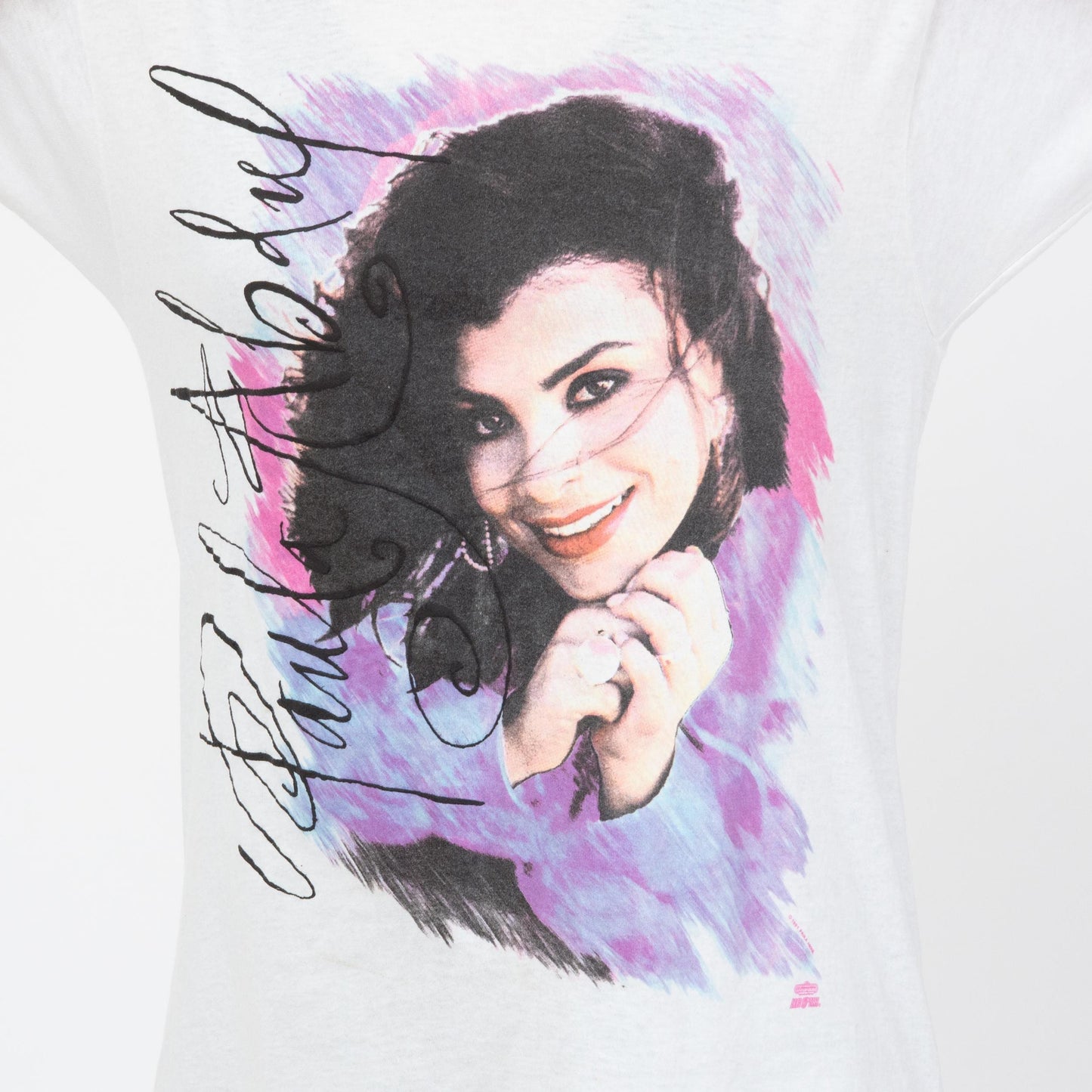 Vintage 90s Paula Abdul Under My Spell Tour T Shirt - Extra Large | White Graphic Pop Music Tee