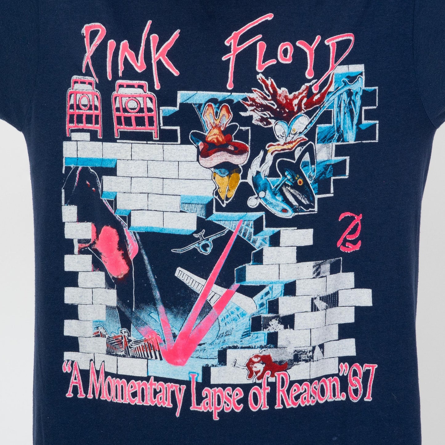 Vintage 80s Pink Floyd Momentary Lapse Of Reason Tour T Shirt - Unisex Large | 1987 Graphic Music Band Tee