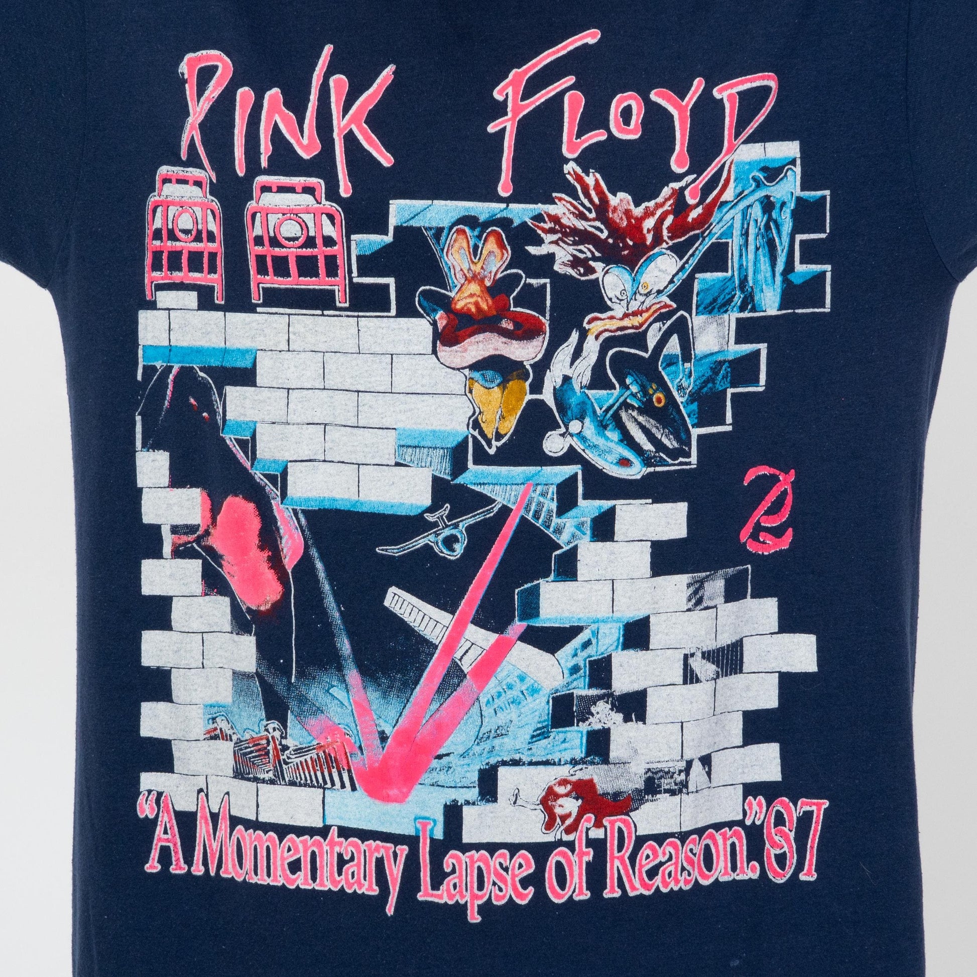Vintage 80s Pink Floyd Momentary Lapse Of Reason Tour T Shirt - Unisex Large | 1987 Graphic Music Band Tee