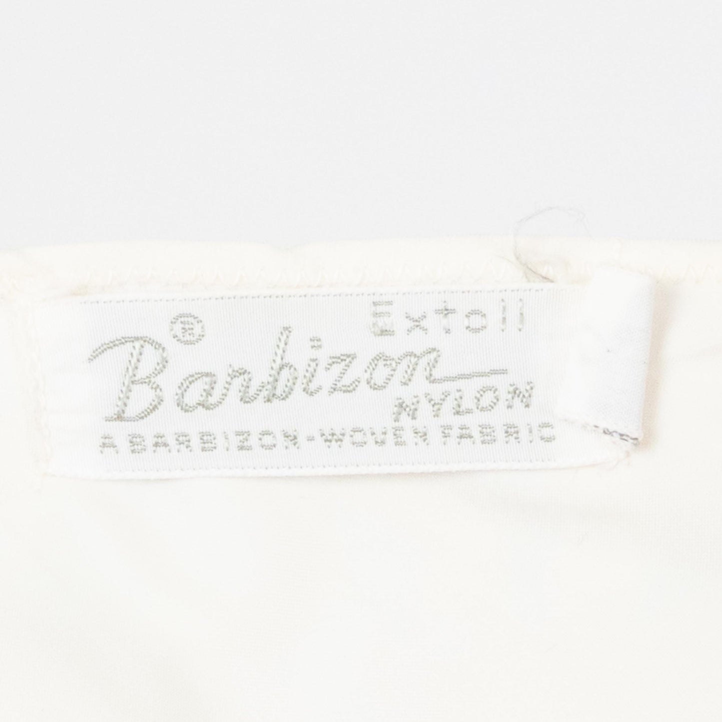 Vintage 50s Barbizon White Lace Bodice Slip - Small | Retro Lingerie Midi Dress