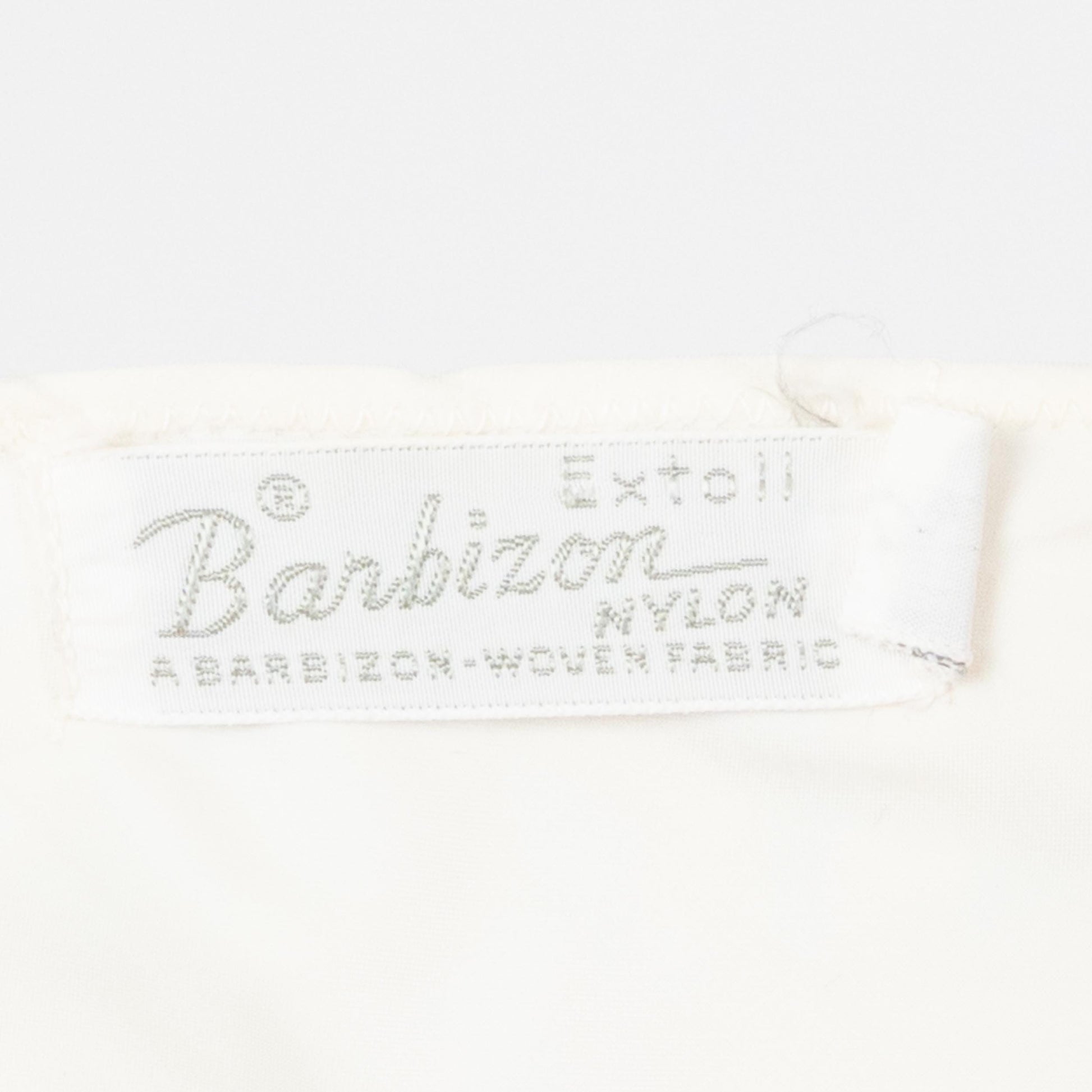 Vintage 50s Barbizon White Lace Bodice Slip - Small | Retro Lingerie Midi Dress
