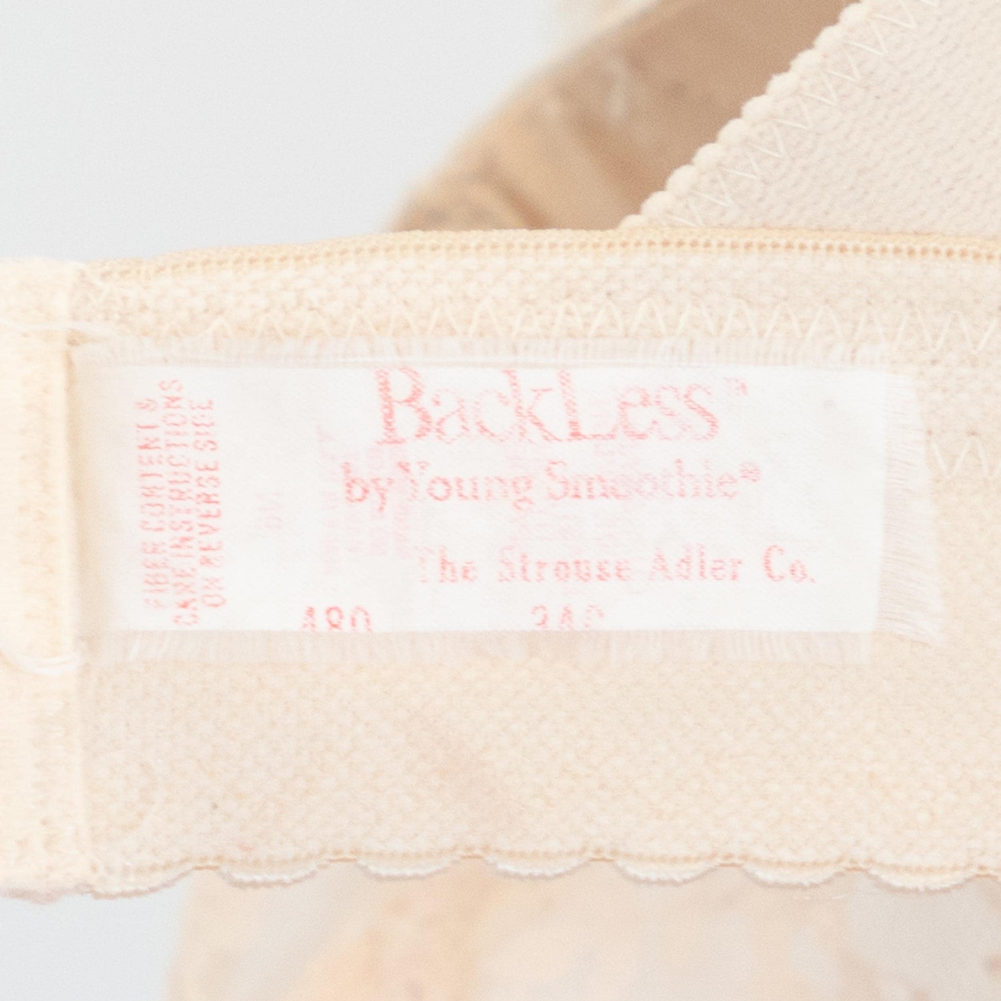 Vintage 80s Sheer Nude Lace Bustier - 34C | Lingerie Corset Top
