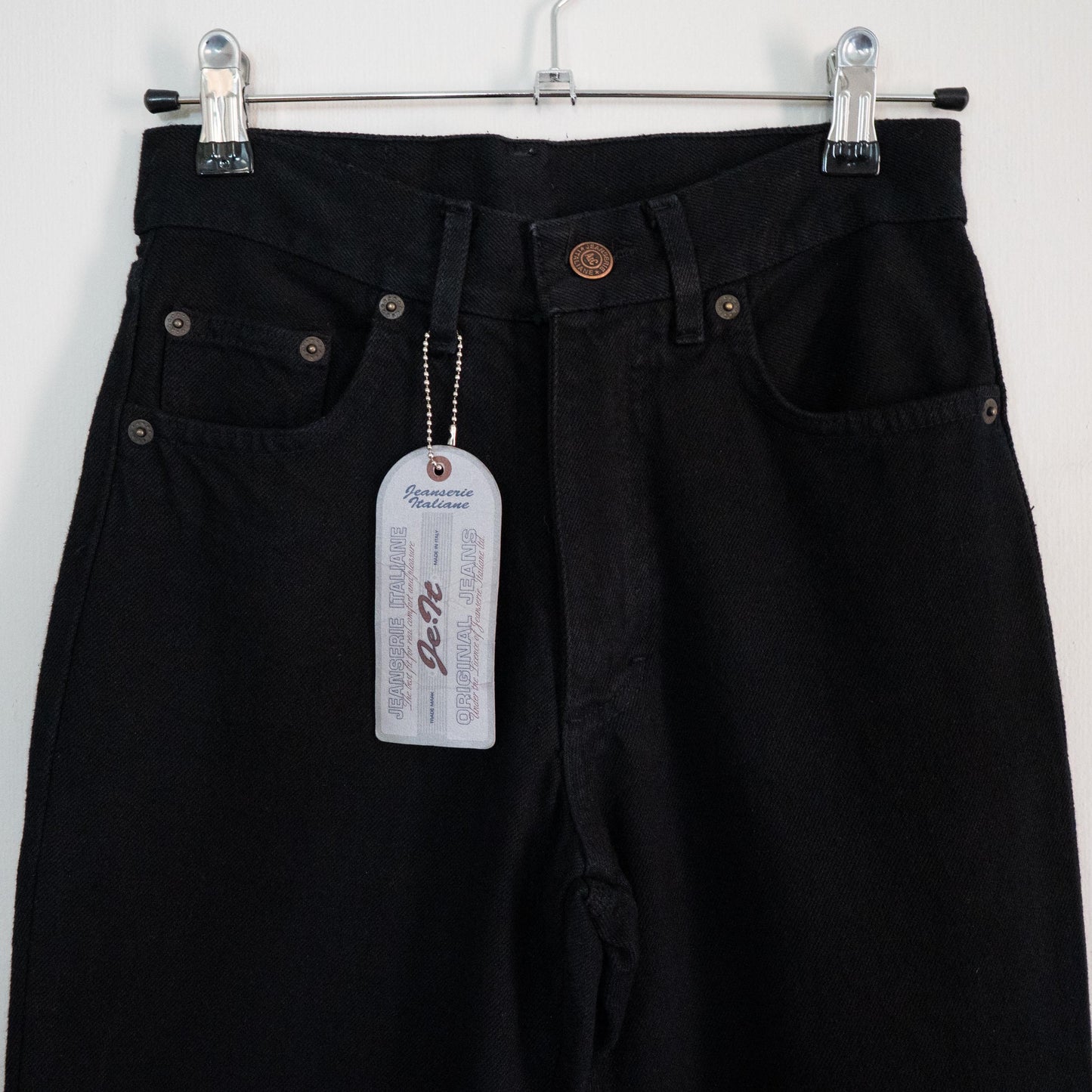 Vintage Y2K Black Floral Embroidered Flare Jeans - Extra Small | Boho High Waisted Denim