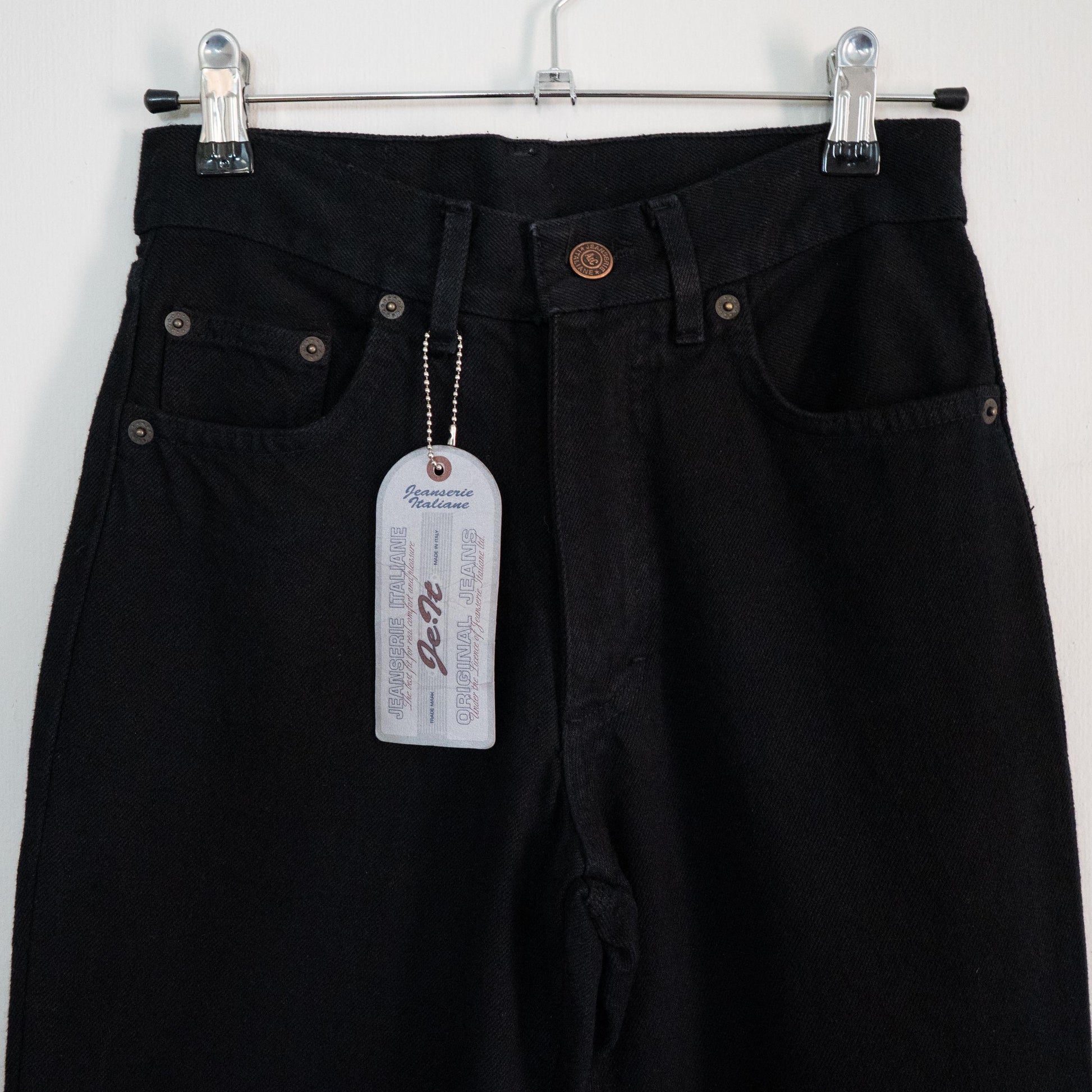 Vintage Y2K Black Floral Embroidered Flare Jeans - Extra Small | Boho High Waisted Denim