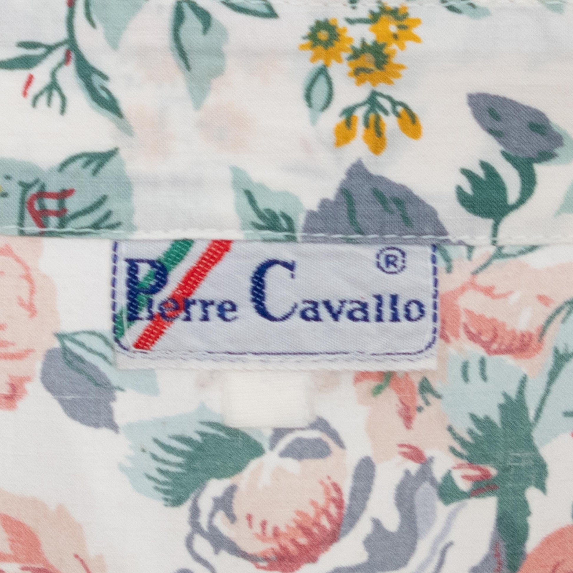 Vintage 80s Floral Cotton Fit & Flare Sundress - Small | Boho White Button Front Summer Midi Dress