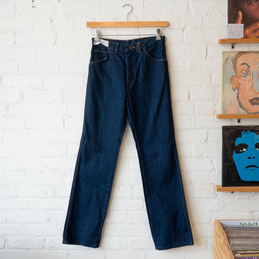 Vintage 70s Wrangler Dark Wash Deadstock Jeans - 29x32 