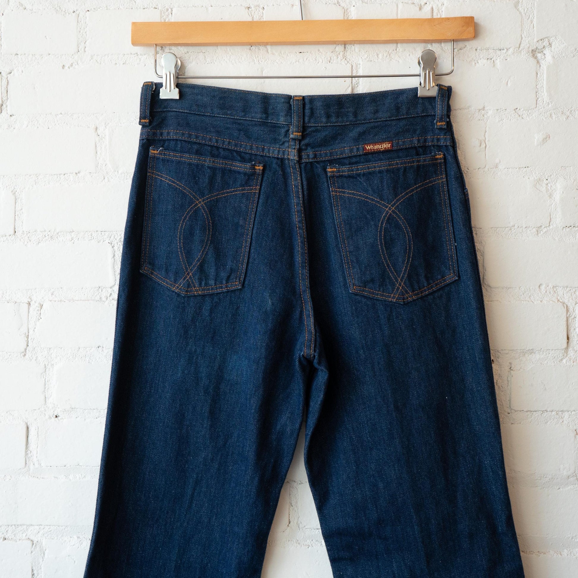 Vintage 70s Wrangler Dark Wash Deadstock Jeans - 29x32 