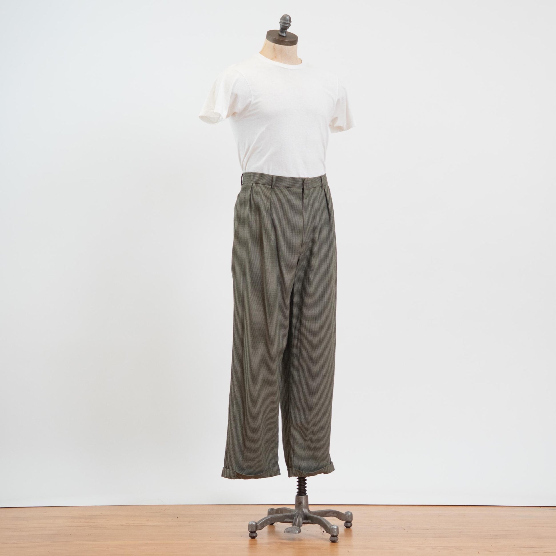 Vintage 80s 90s Ralph Lauren Houndstooth Trousers - 38x30 