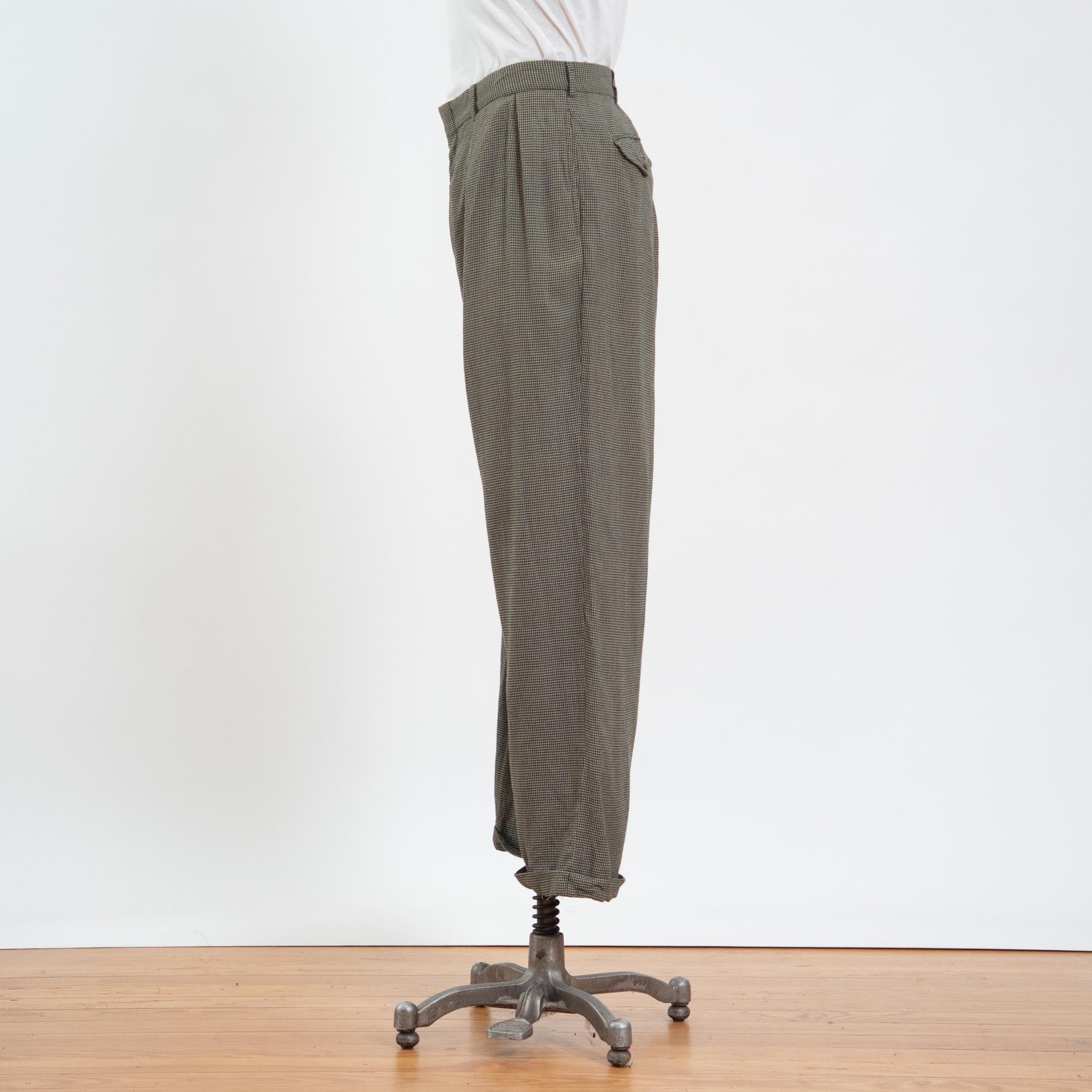 Vintage 80s 90s Ralph Lauren Houndstooth Trousers - 38x30 