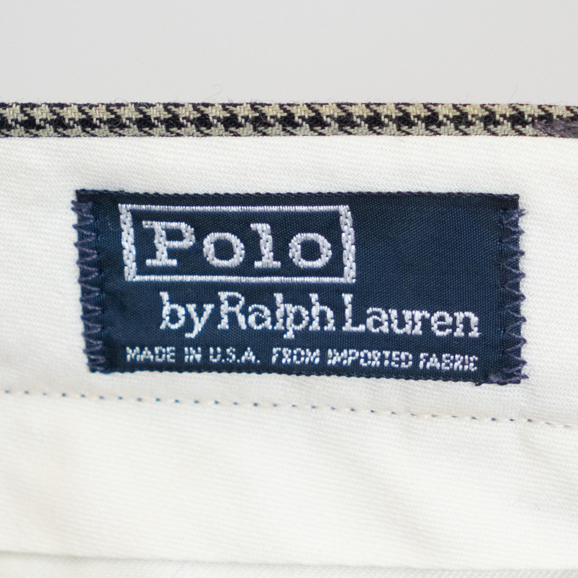 Vintage 80s 90s Ralph Lauren Houndstooth Trousers - 38x30 