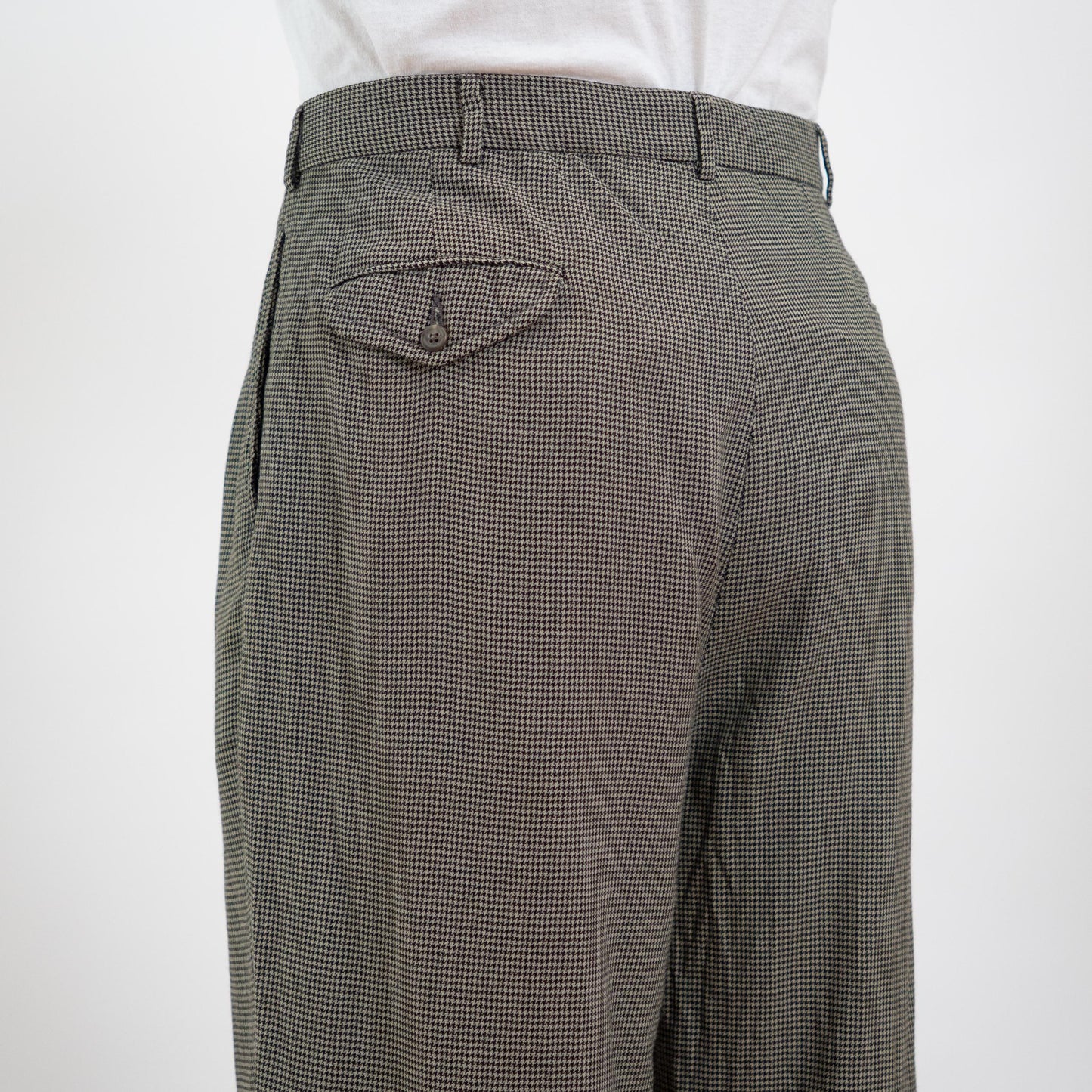 Vintage 80s 90s Ralph Lauren Houndstooth Trousers - 38x30 