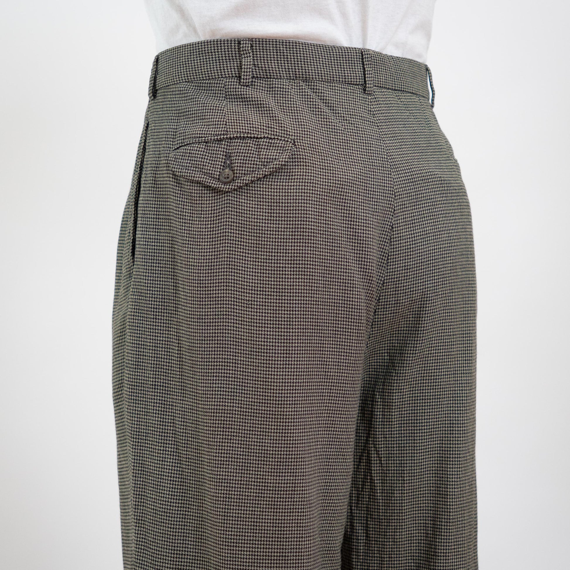 Vintage 80s 90s Ralph Lauren Houndstooth Trousers - 38x30 