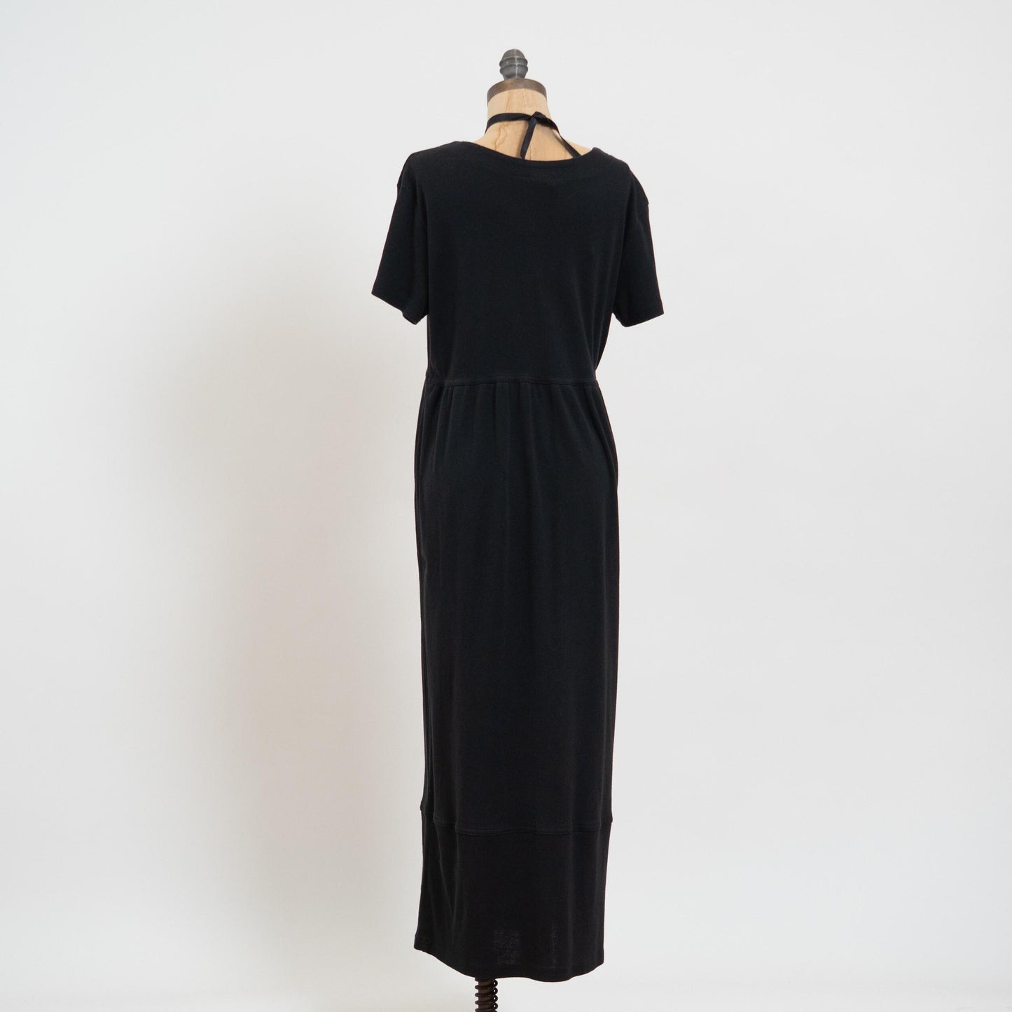 Vintage 90s Zebra Graphic T Shirt Dress - Large | Black & White Oversized Maxi Sundress