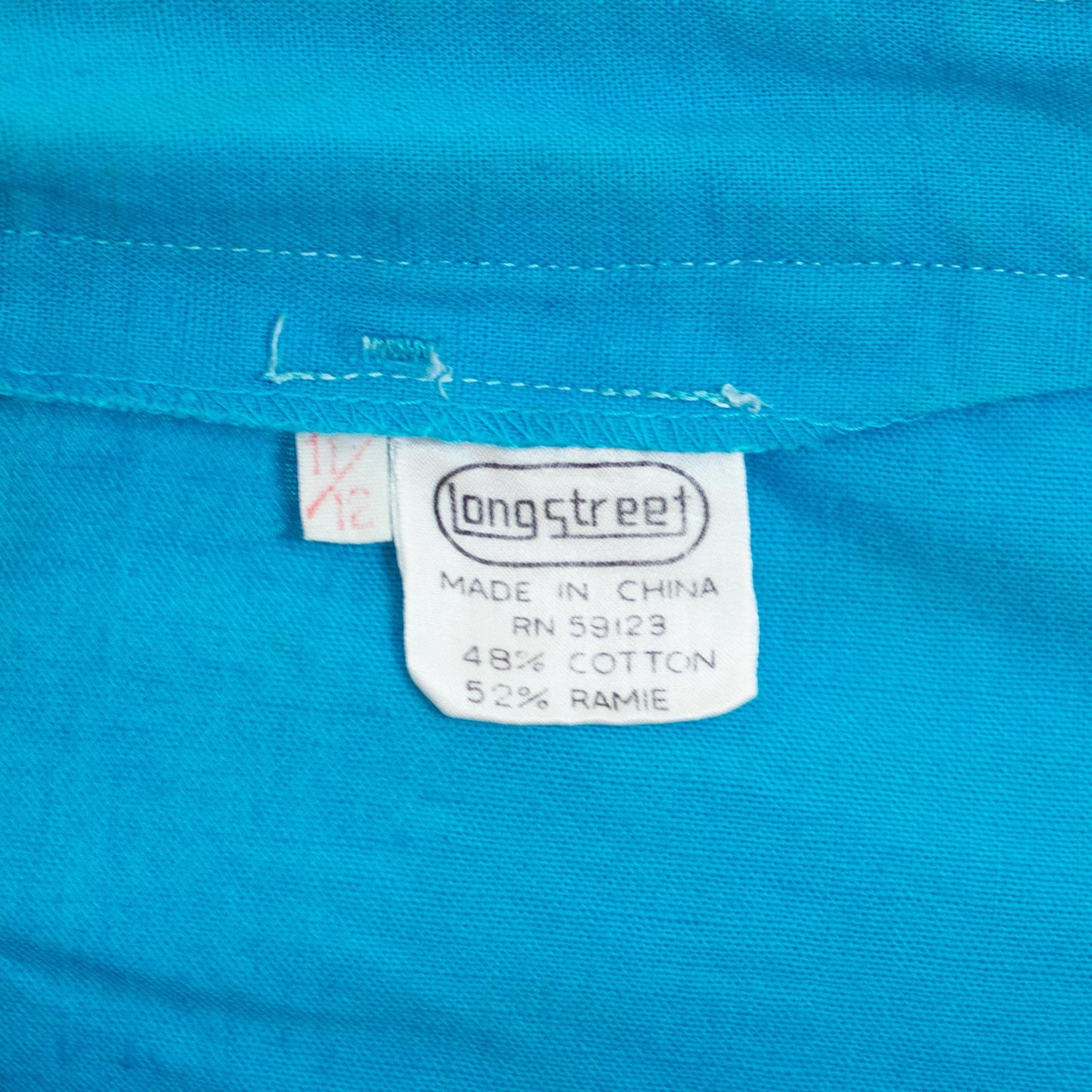 Vintage 70s Bright Blue Racing Stripe Shorts - Small, 27" Waist | High Waisted Cheeky Hot Pants