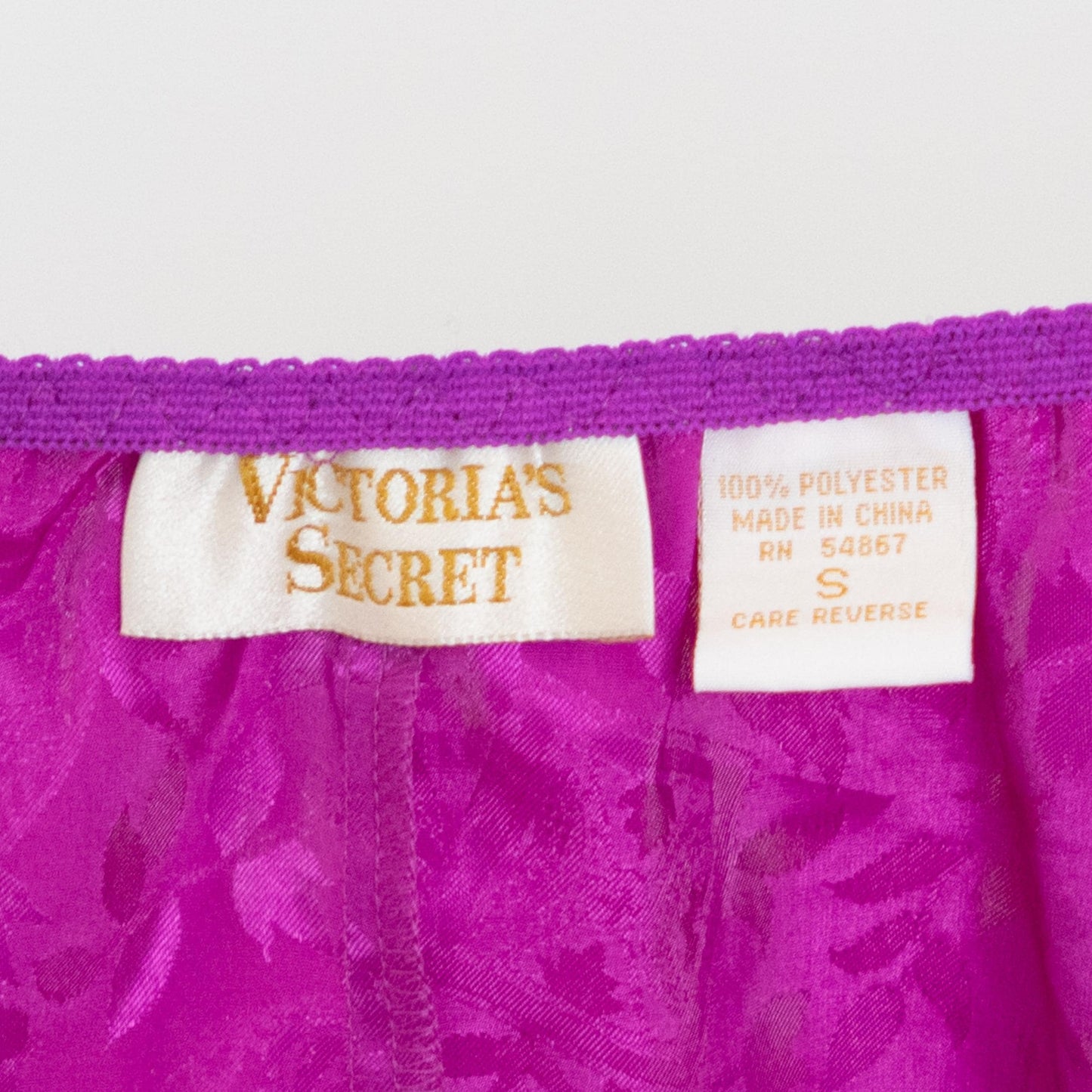 Vintage 90s Victoria's Secret Purple Floral Satin Lingerie Set - Small | Sexy Loungewear Two Piece Matching Panty Tap Pants & Camisole