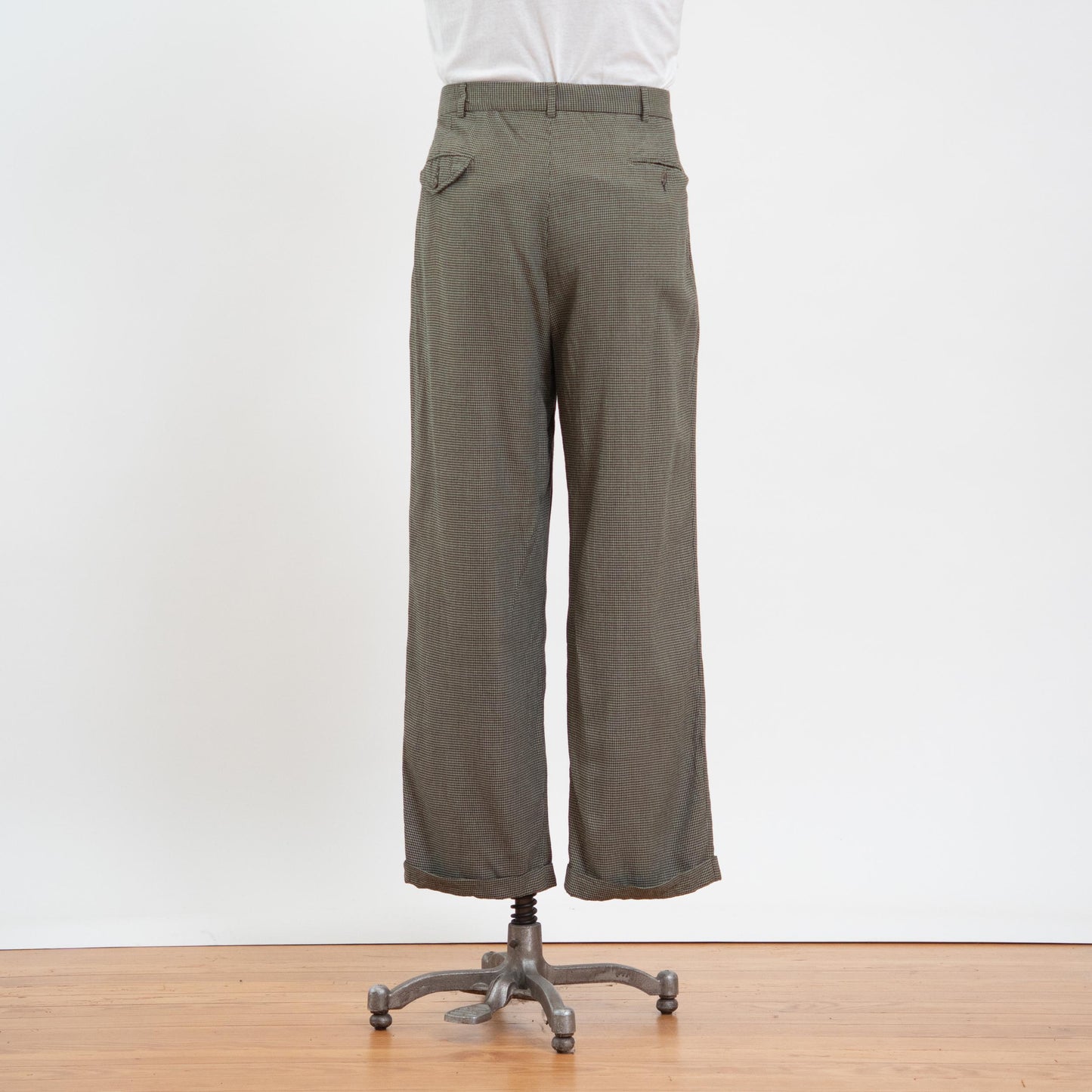 Vintage 80s 90s Ralph Lauren Houndstooth Trousers - 38x30 