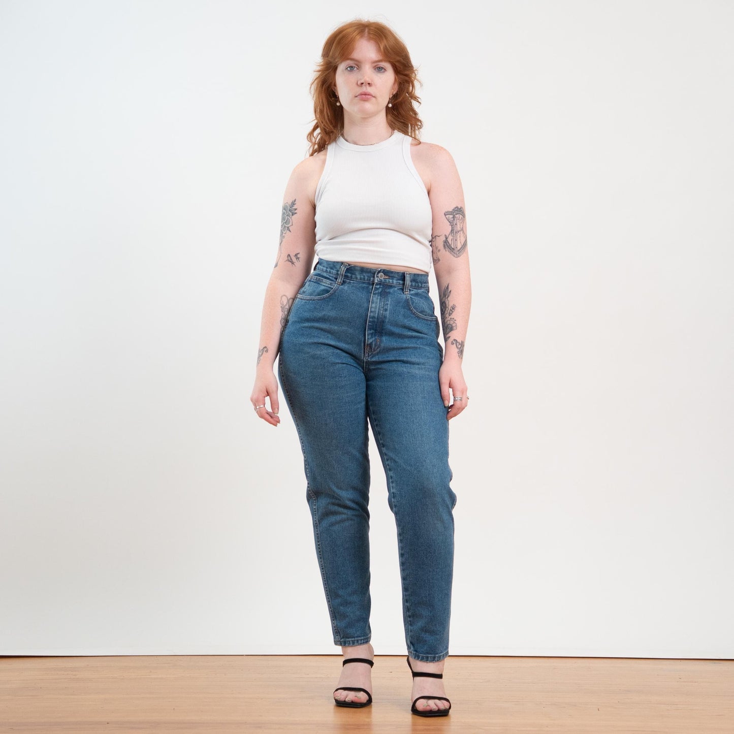 Vintage 90s Stonewash High Waisted Jeans - Medium, 30” Waist