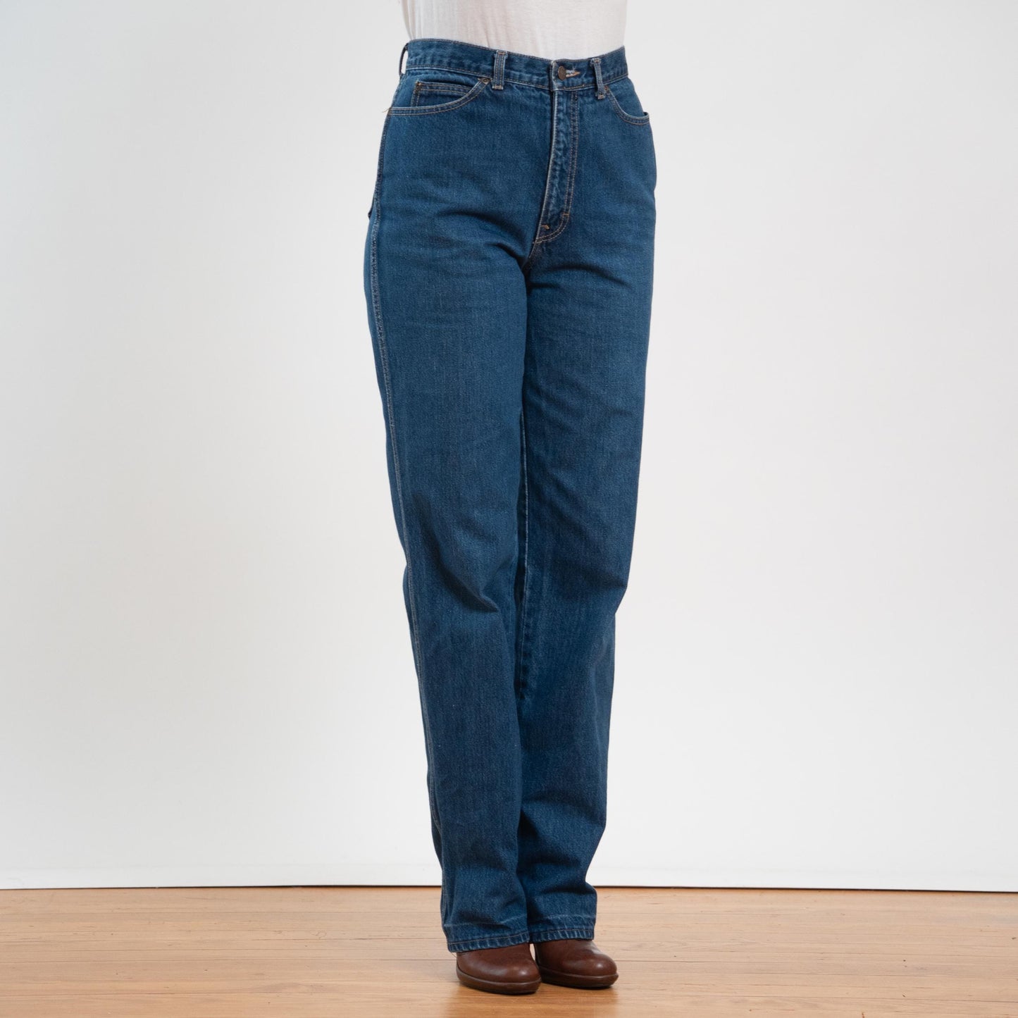 Vintage 70s 80s Calvin Klein Dark Wash Straight Leg Jeans - Medium, 29" Waist