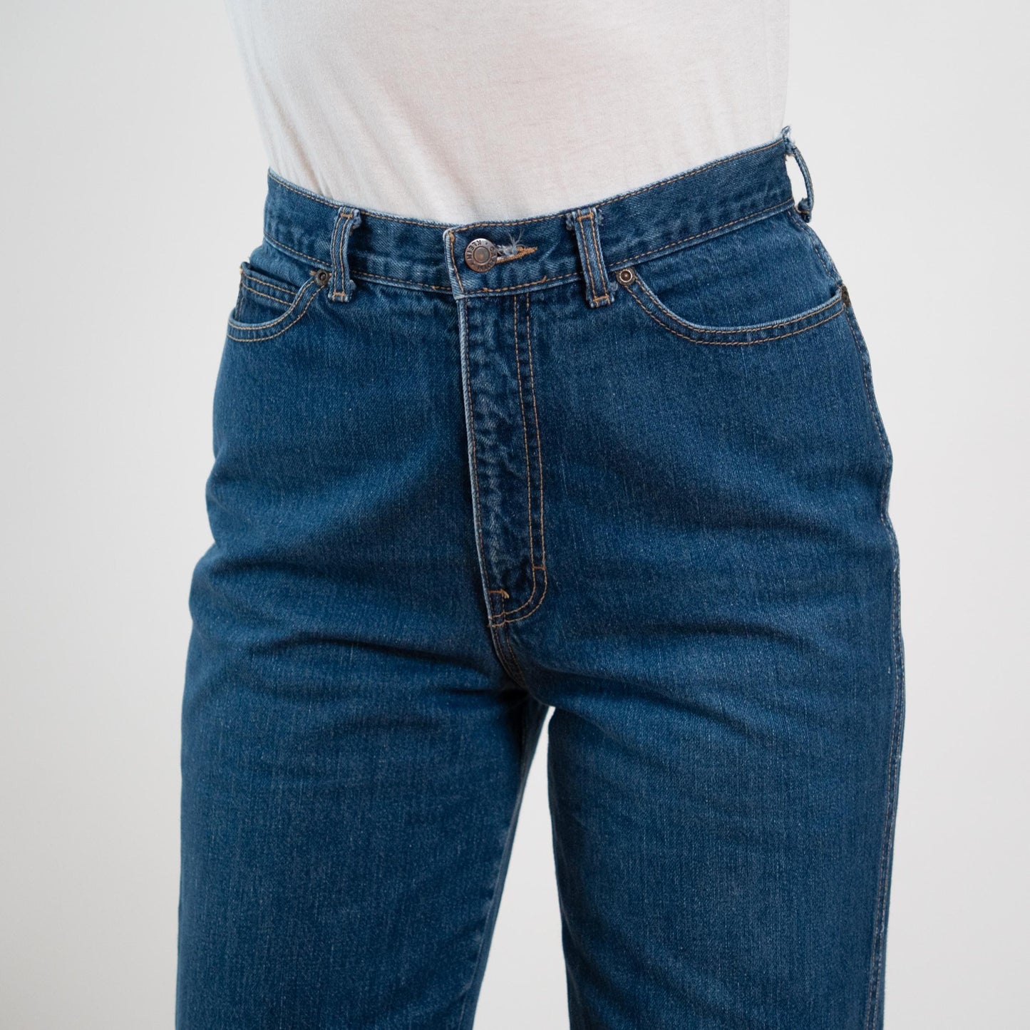 Vintage 70s 80s Calvin Klein Dark Wash Straight Leg Jeans - Medium, 29" Waist