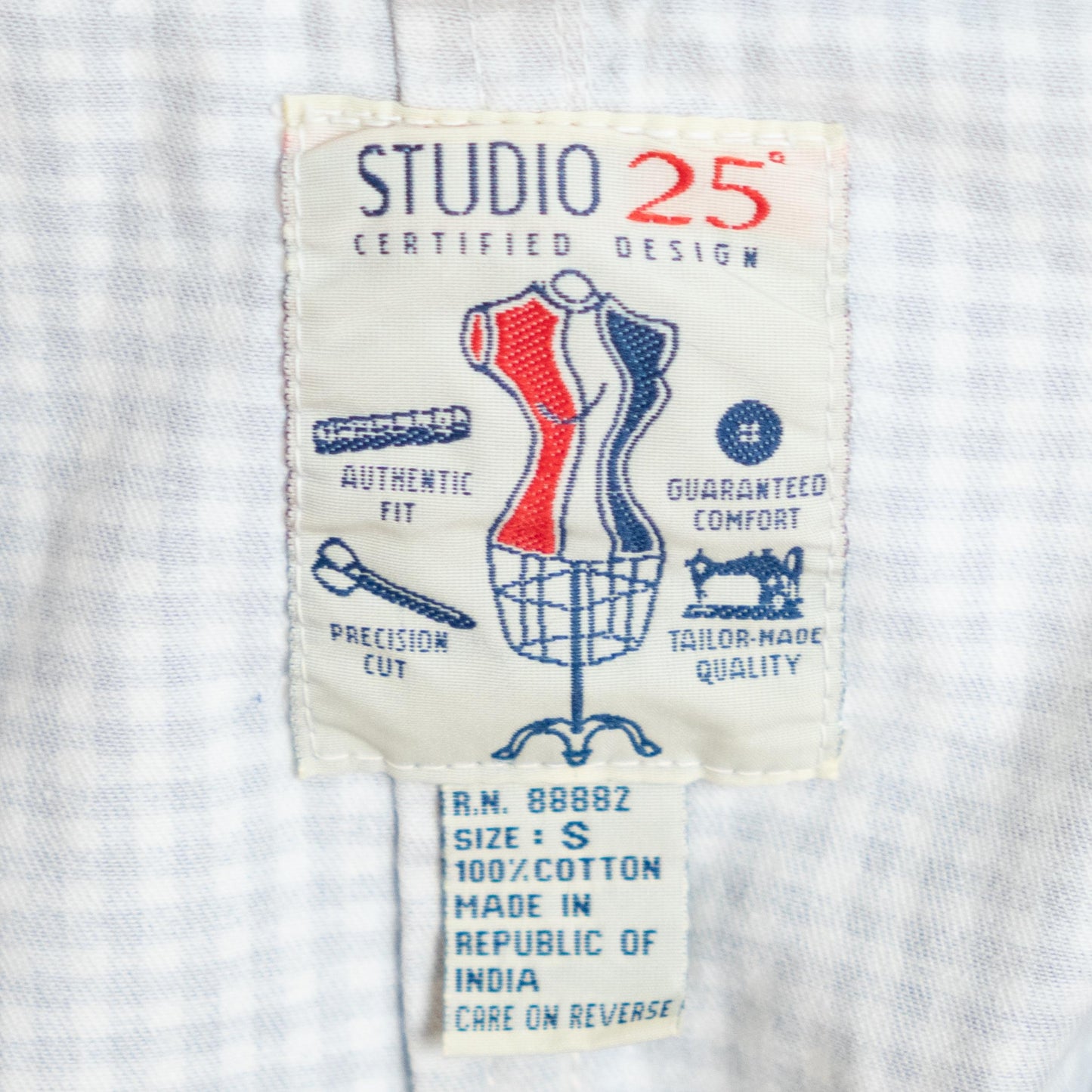 Vintage 90s Blue Gingham Mini Chore Dress - Small