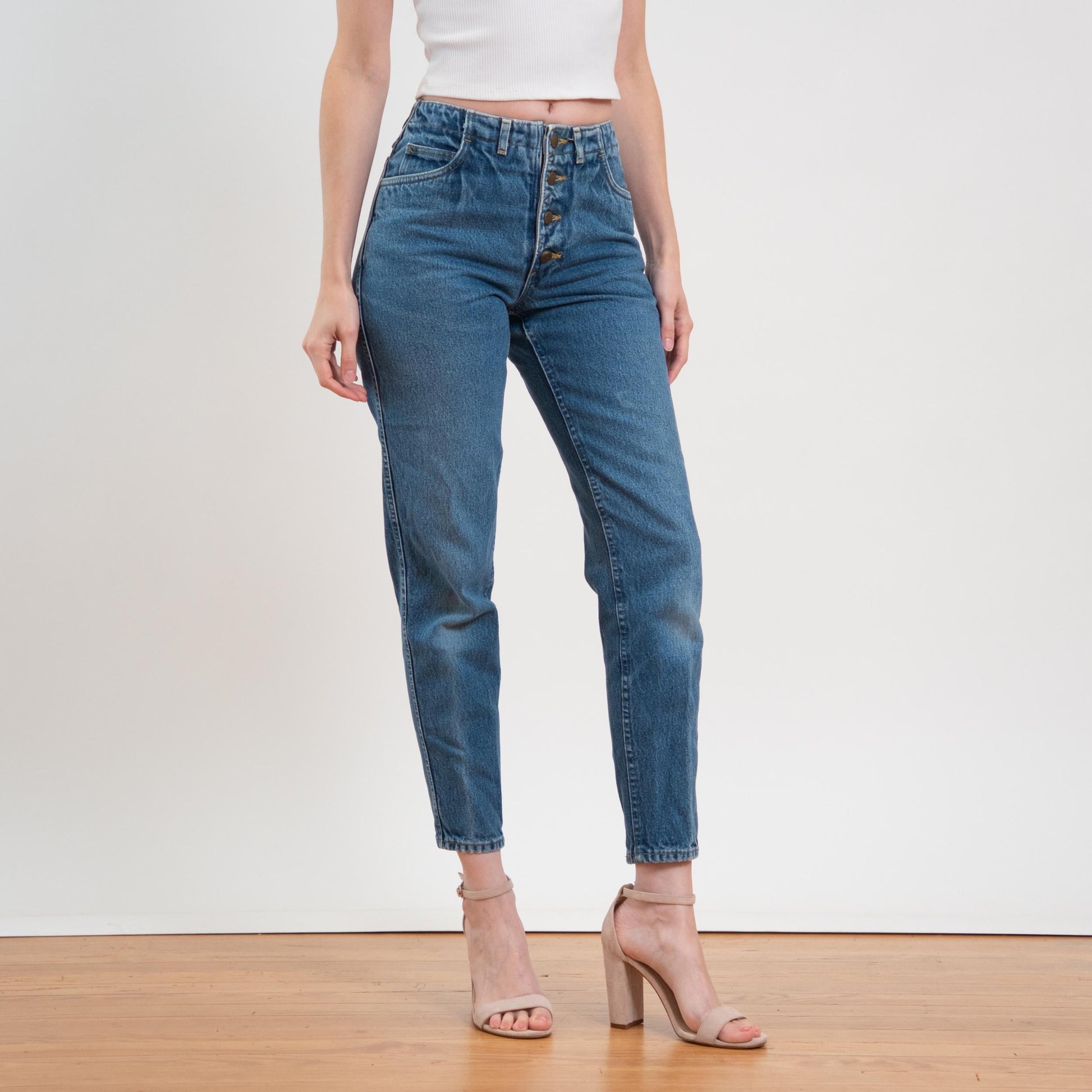 Vintage 90s Lee Exposed Button Fly Jeans - Extra Small, 25" Waist