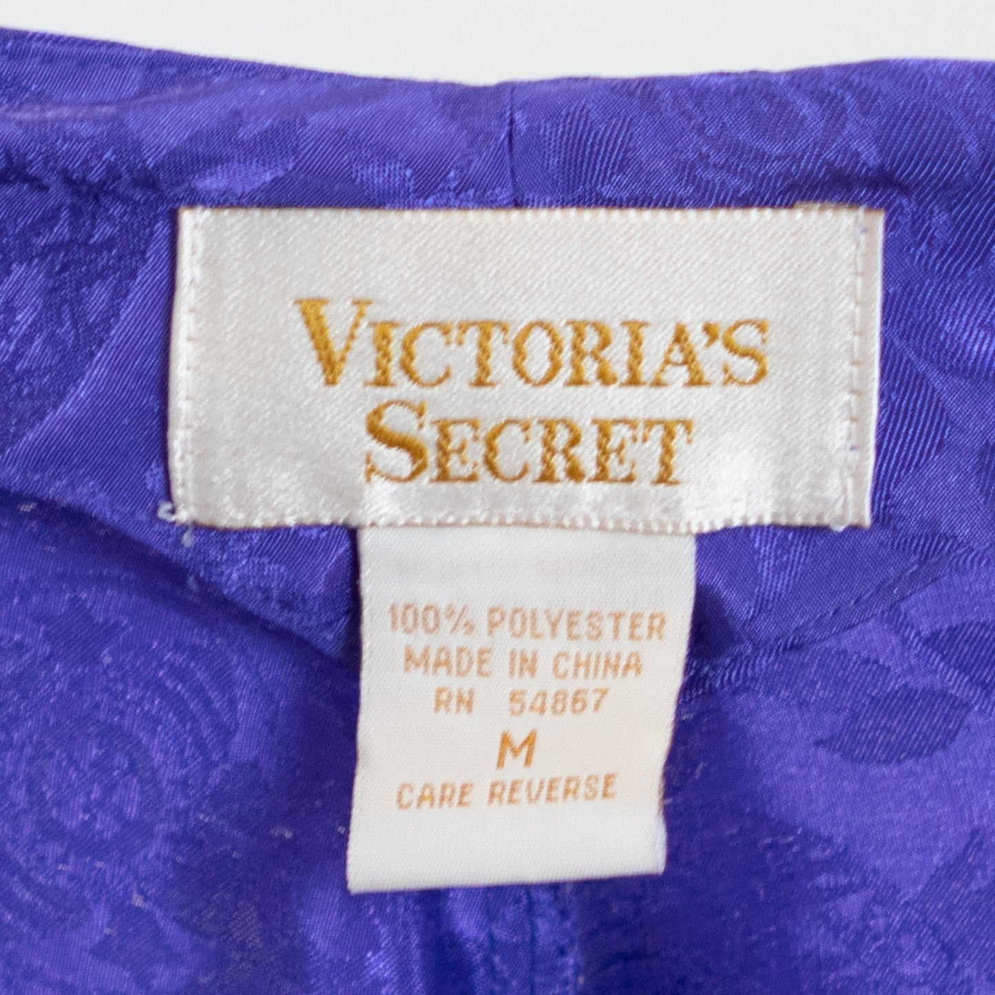 Vintage 90s Victoria’s Secret Royal Purple Mini Slip Dress - Medium