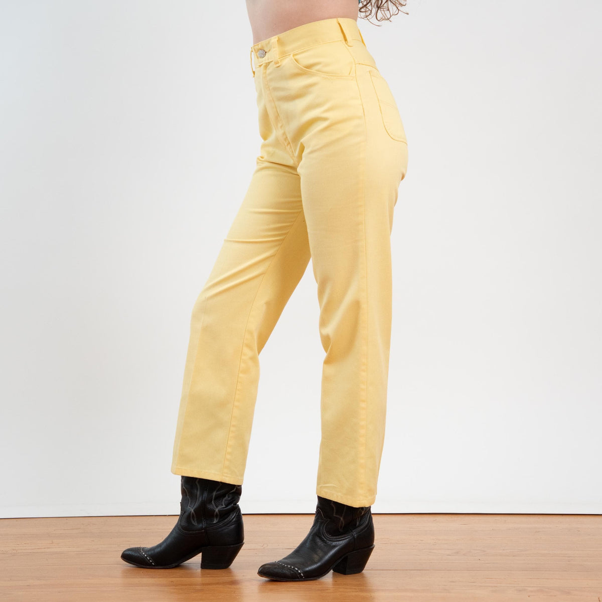 Vintage 70s Big Yank Butter Yellow Carpenter Pants - Medium, 28" Waist