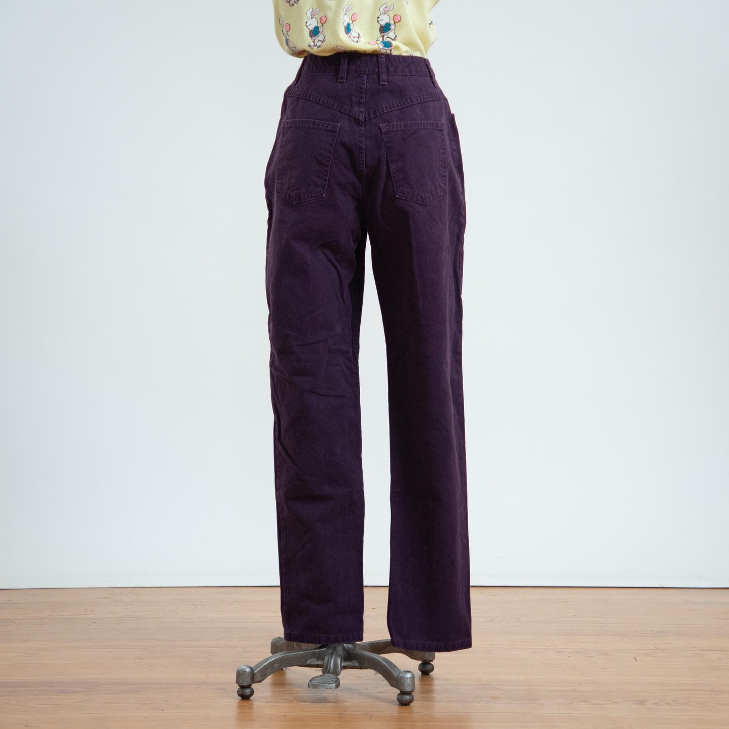 Vintage 90s Plum Purple High Waisted Jeans - Small, 26" Waist