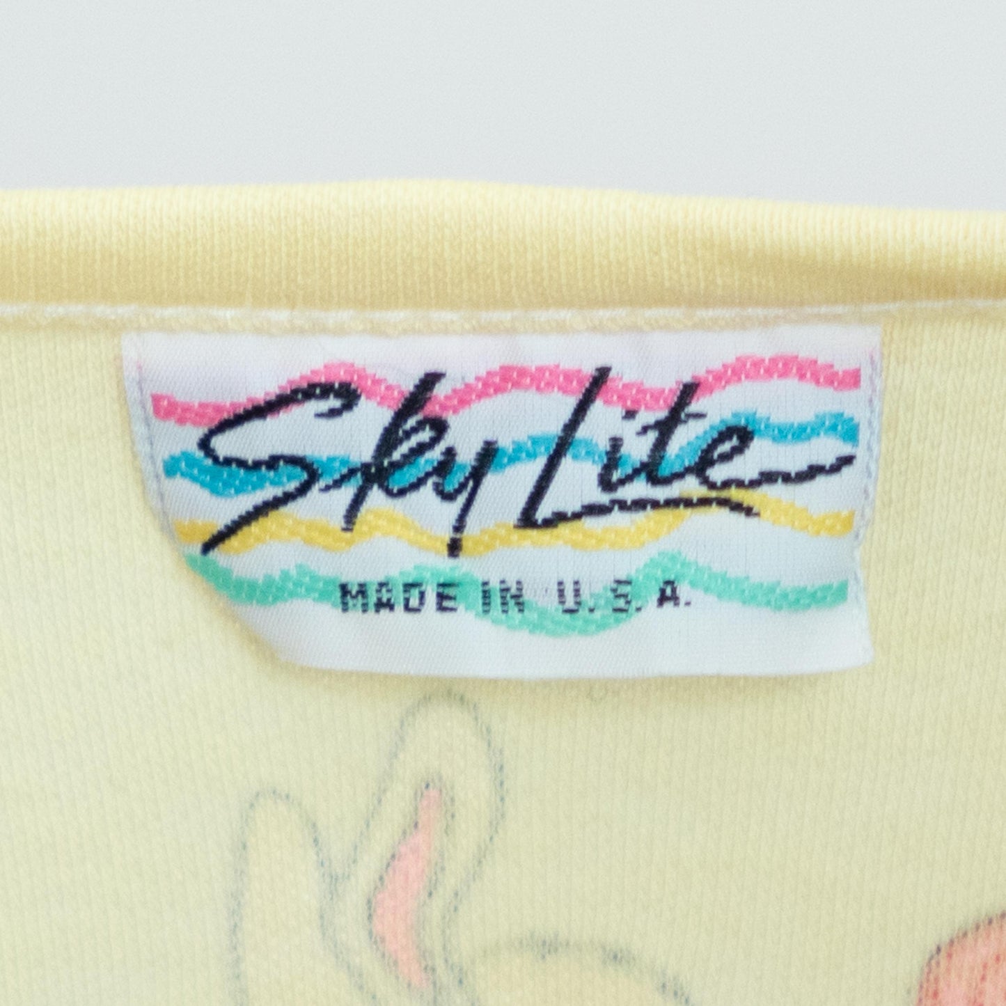 Vintage 80s Cartoon Bunny Novelty Print Shirt - Large