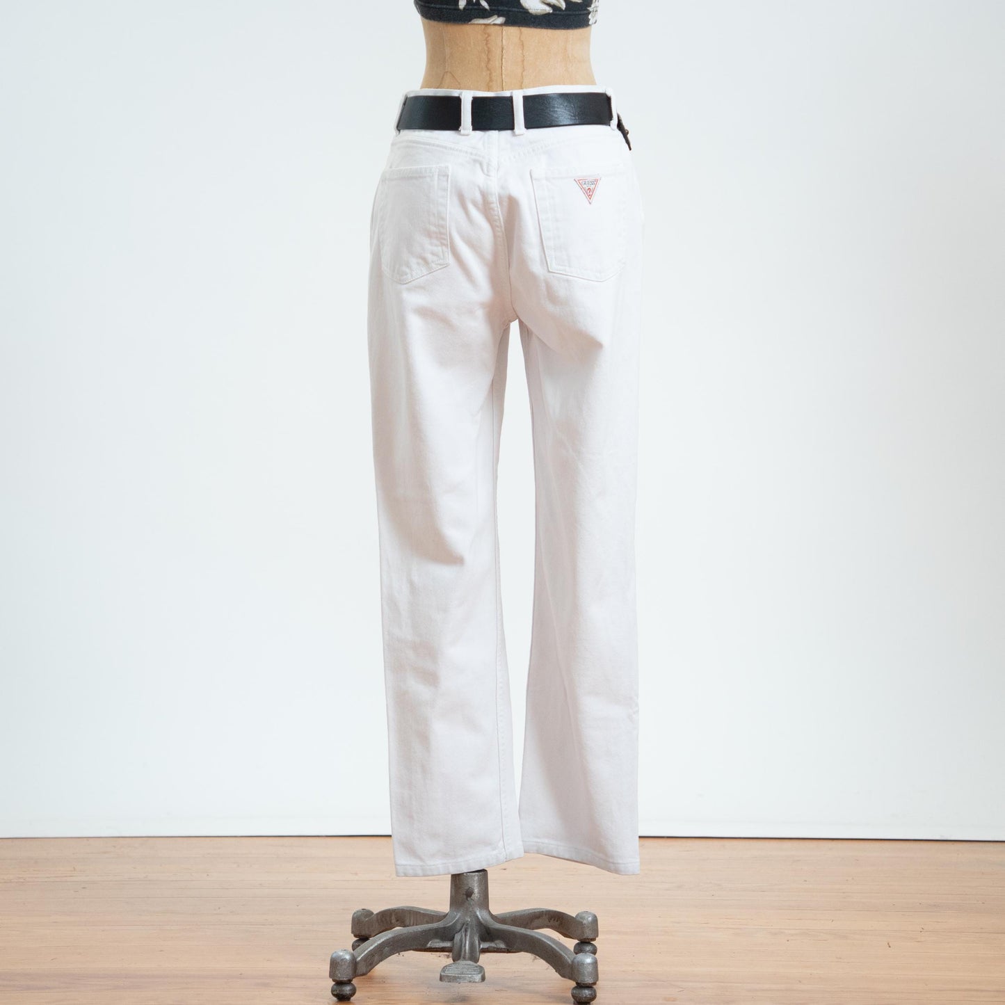 Vintage Guess White High Waisted Jeans - Medium, 28" Waist