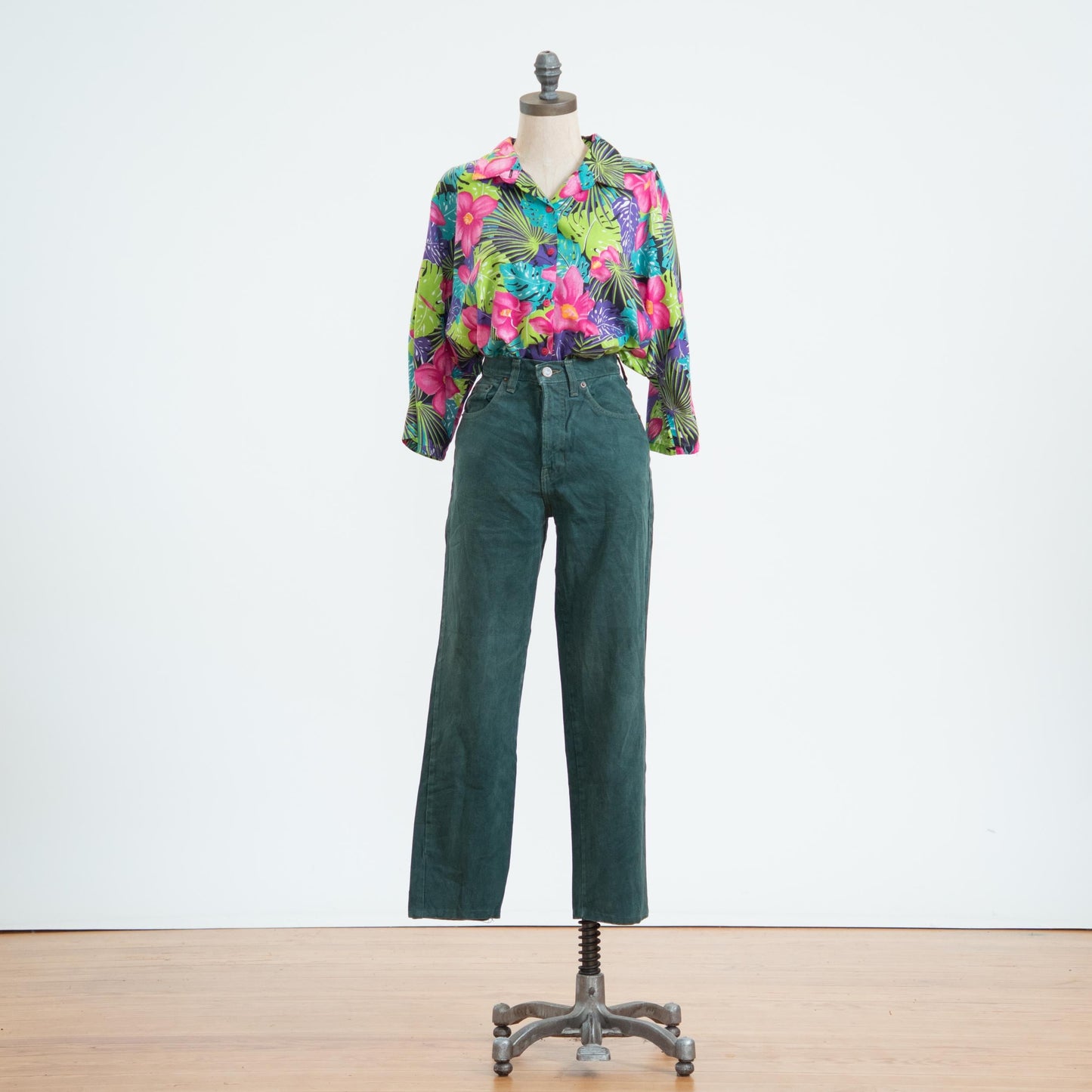 Vintage 90s Gap Green Overdyed Jeans - Small, 27" Waist