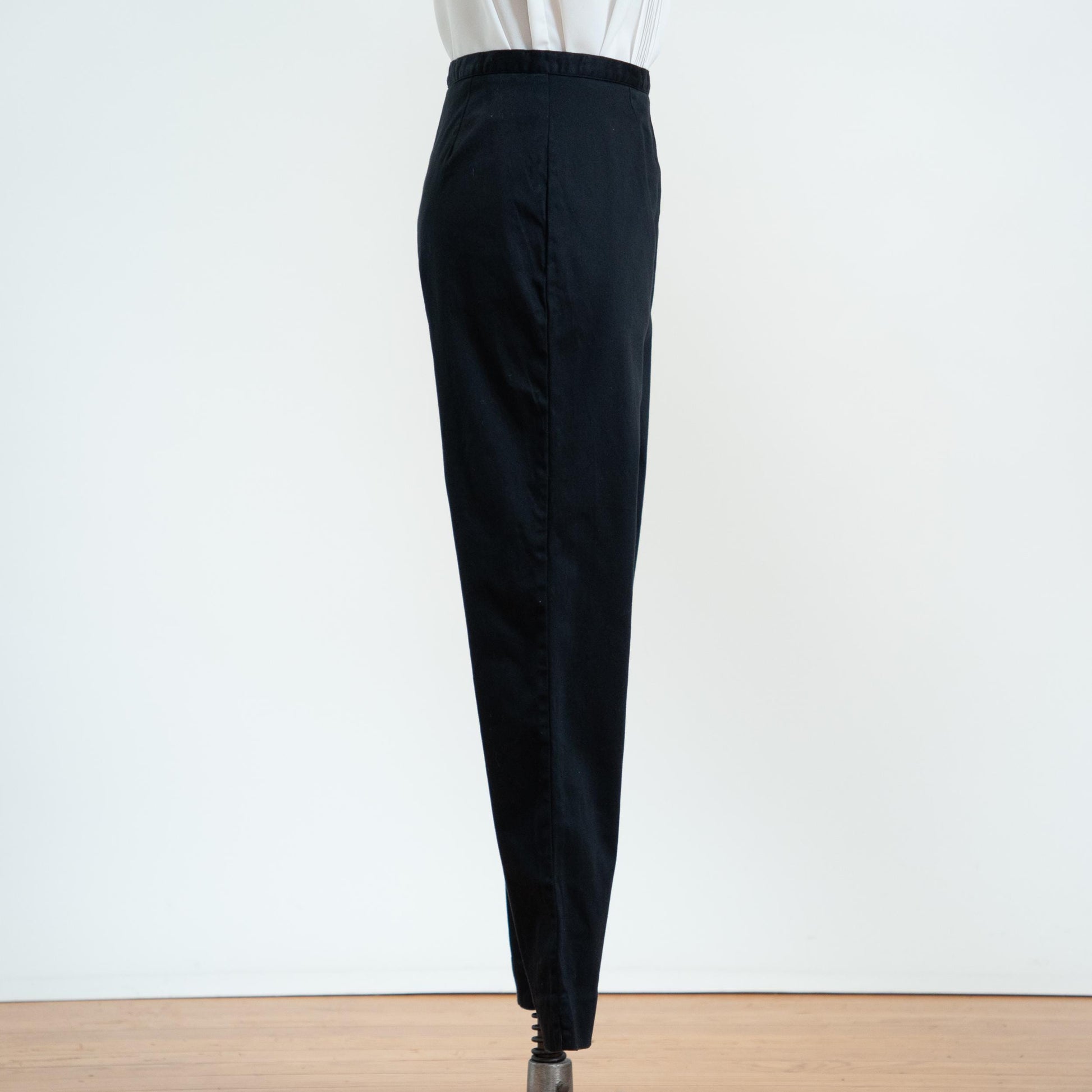 Vintage 90s Black Cigarette Pants - Small, 26" Waist