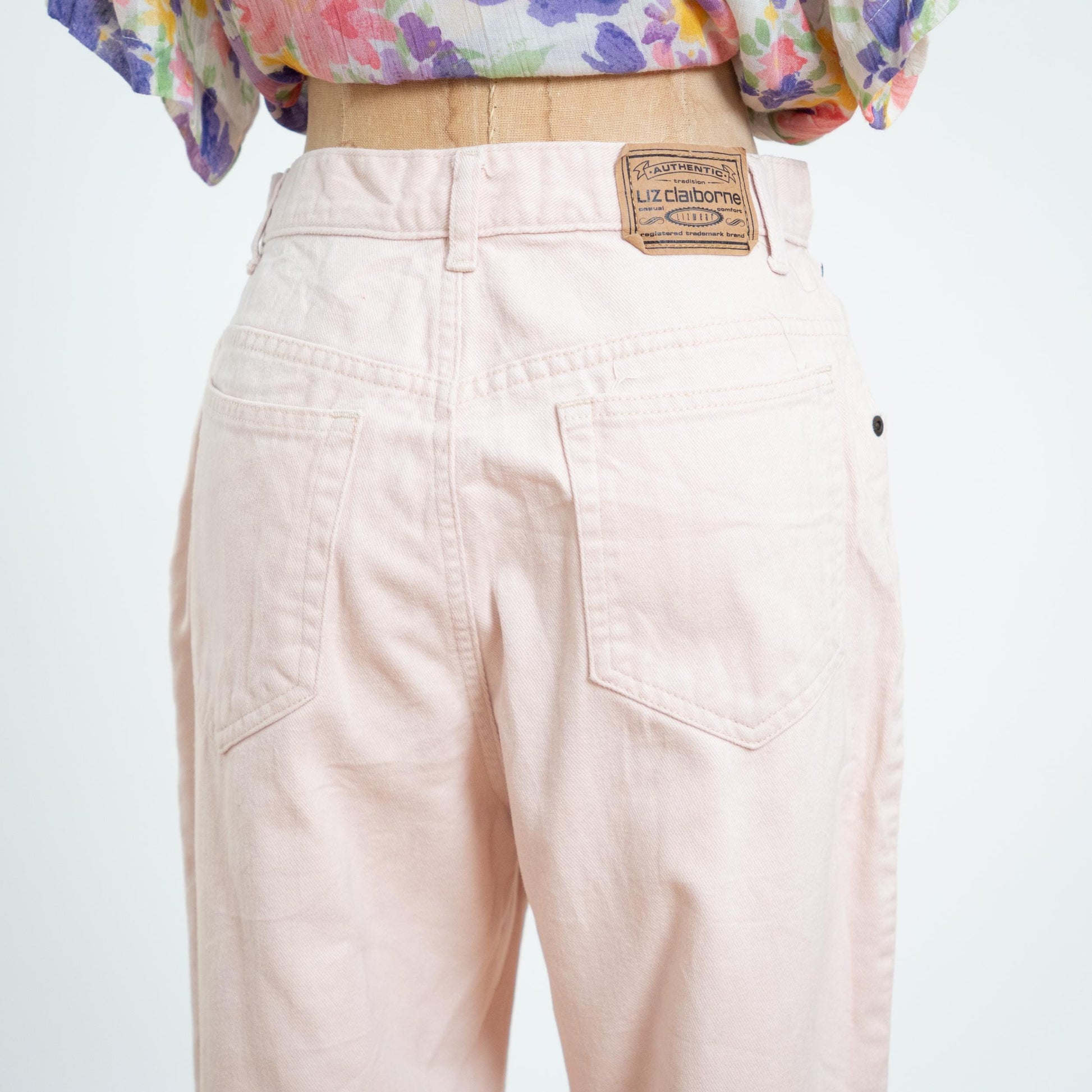 Vintage 90s Light Pink High Waisted Jeans - Petite Medium, 28" Waist