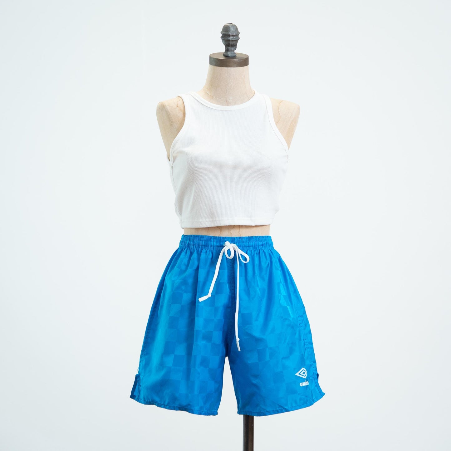 Vintage 90s Umbro Blue Soccer Shorts - Small