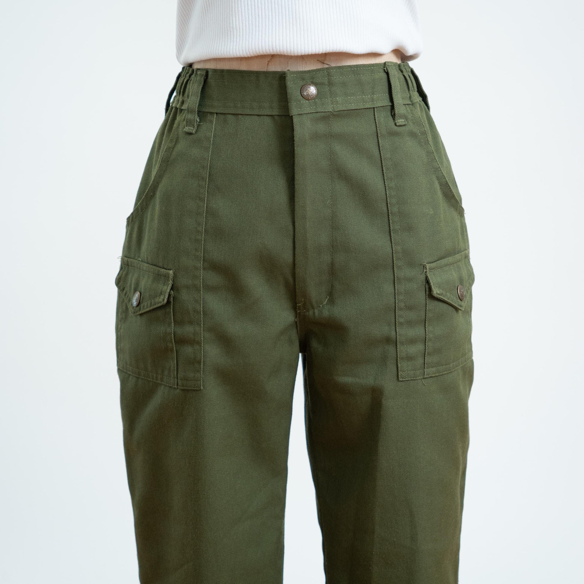 Vintage 70s Boy Scout Uniform Pants - Small, 26"-27" Waist