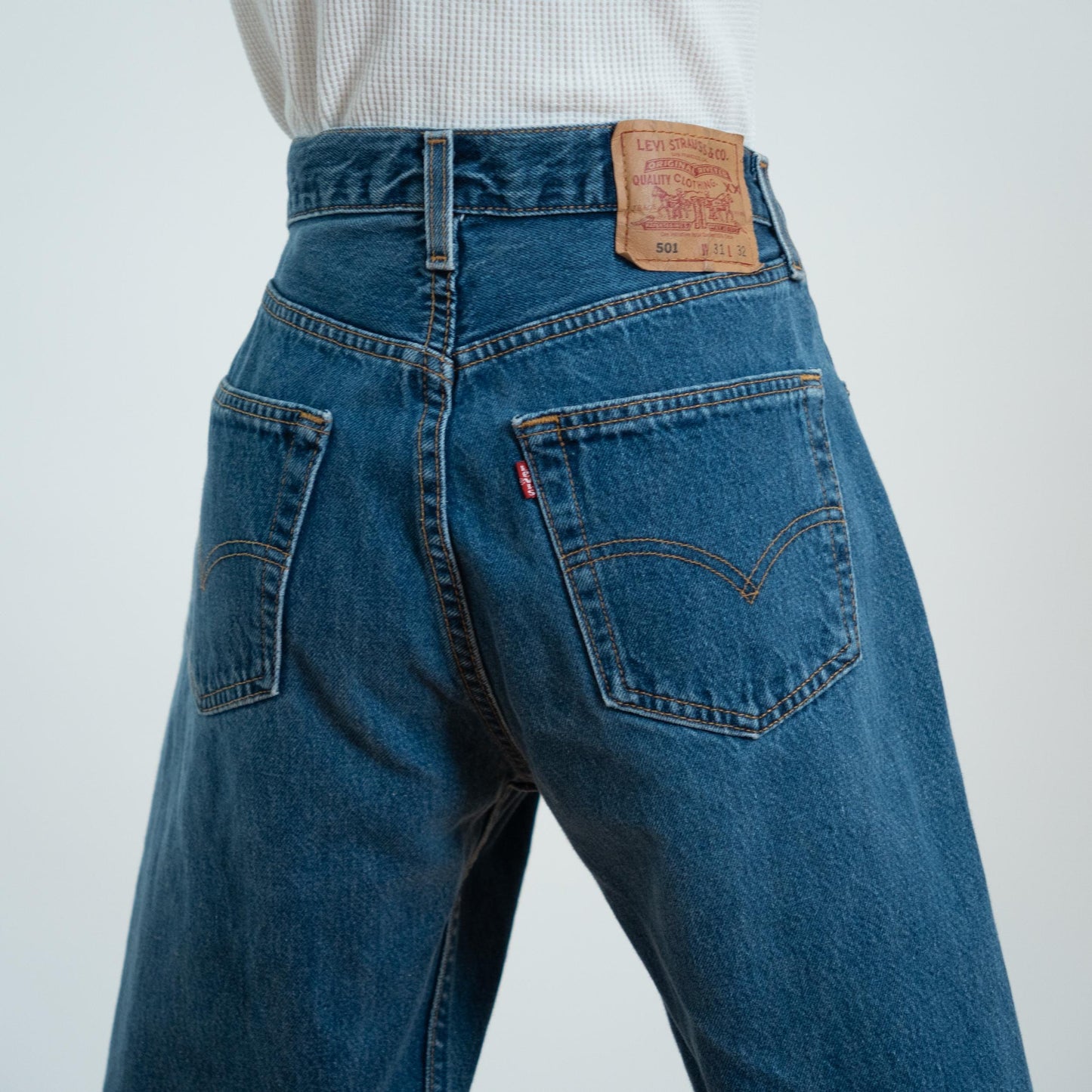 Vintage 90s Levi's 501 Cut Off Long Jean Shorts - Medium, 30" Waist